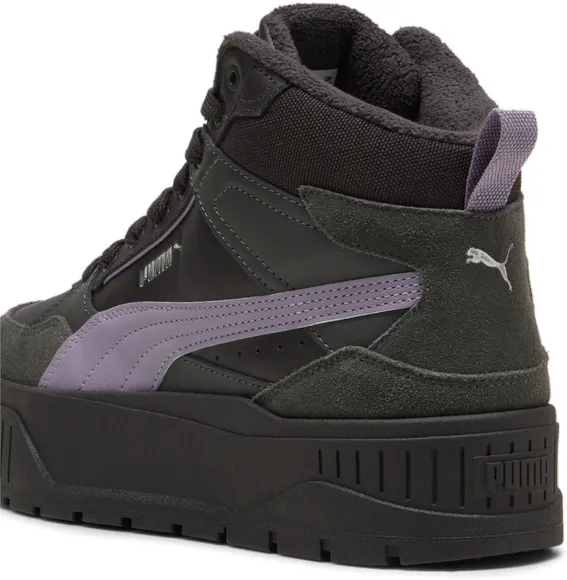 Puma ქალის ბოტასი Karmen II Idol Mid WTR Flat Dark Gray-Pa