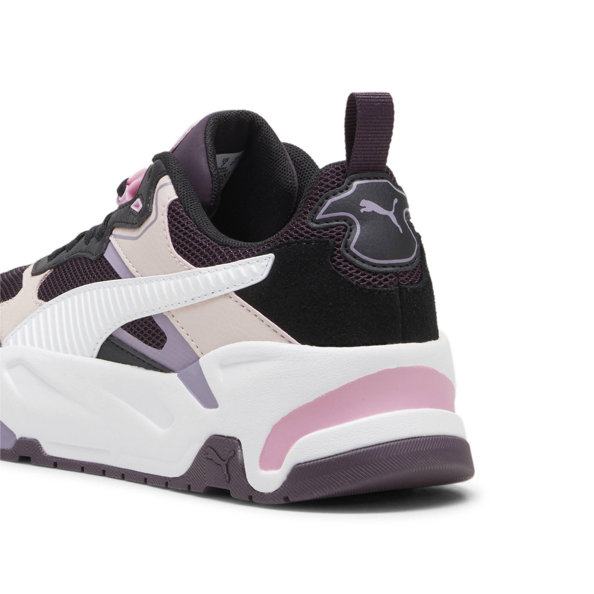 Puma ქალის ბოტასი Trinity Midnight Plum-PUMA White-PUMA Bl
