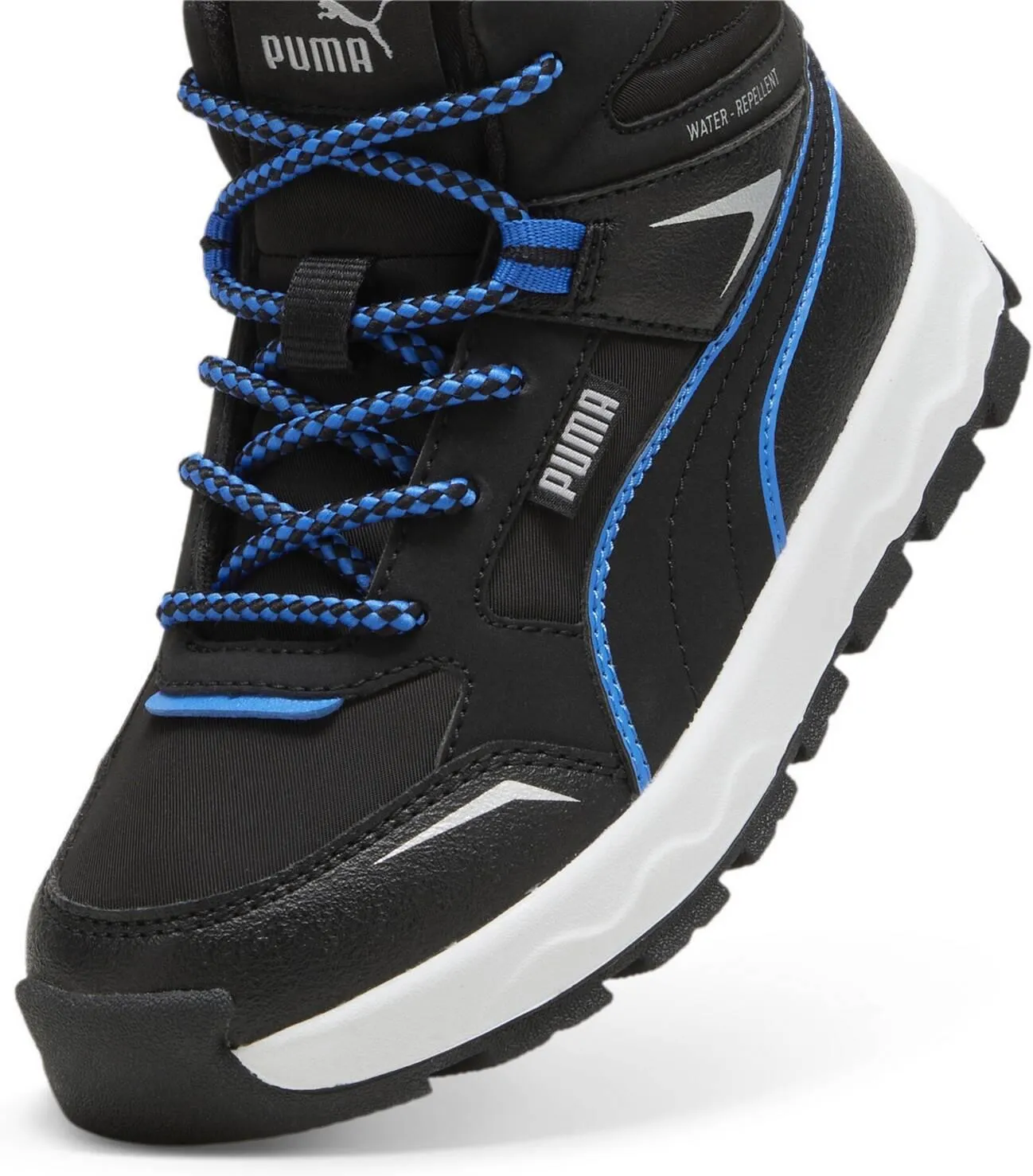 Puma ბავშვის ბოტასი Evolve Trail PS PUMA Black-Hyperlink Blu