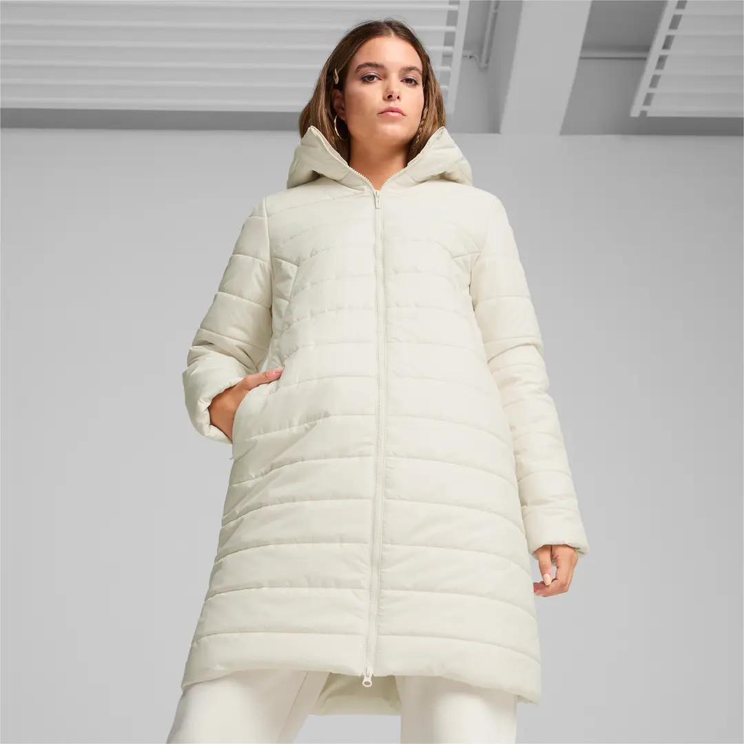 Puma ქალის  ქურთუკი ESS Hooded Padded Coat Alpine Snow