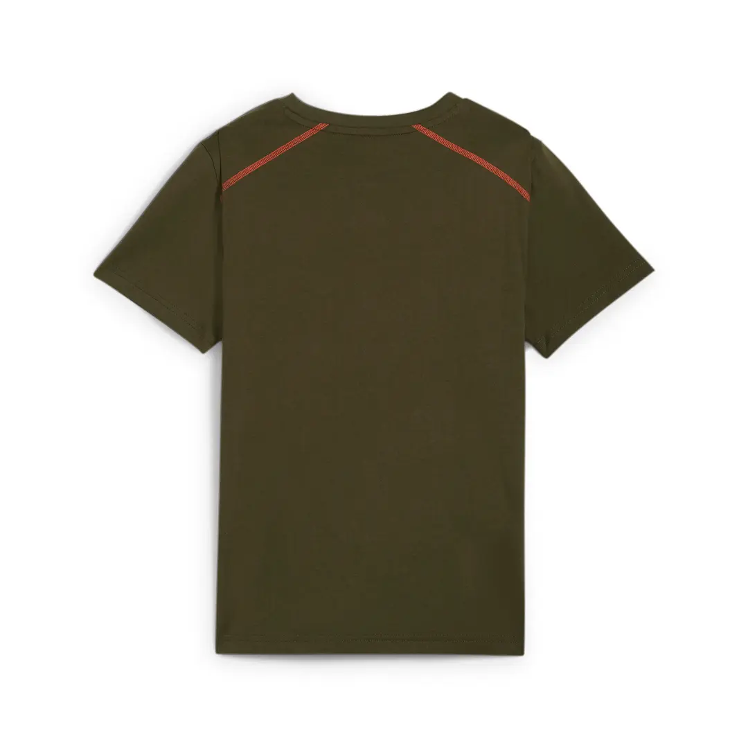 Puma ბავშვის მაისური ACTIVE SPORTS Graphic Tee II B Dark Oliv