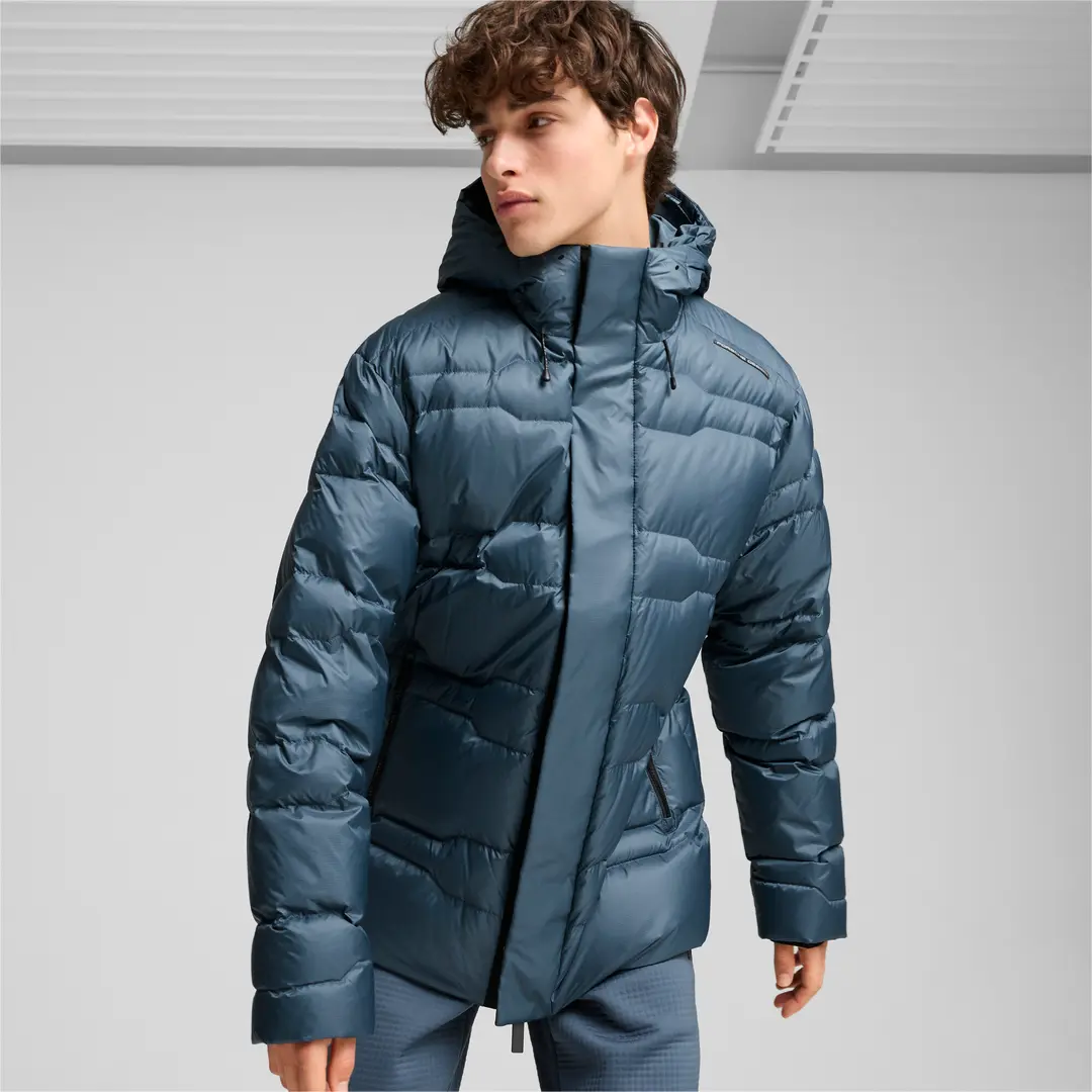 Puma ქურთუკი PD Padded Jacket Gray Skies