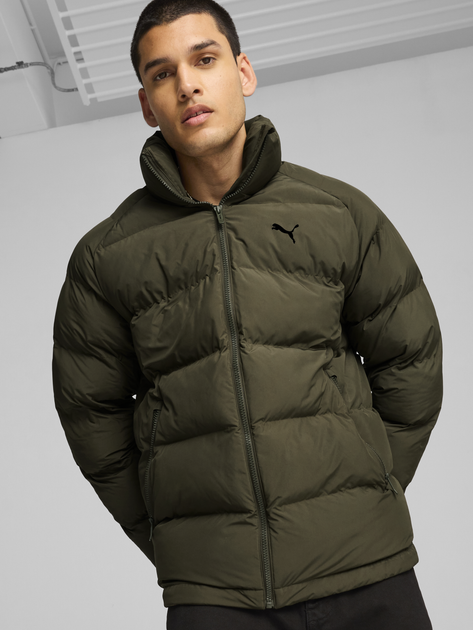 Puma ქურთუკი MONO Jacket Dark Olive