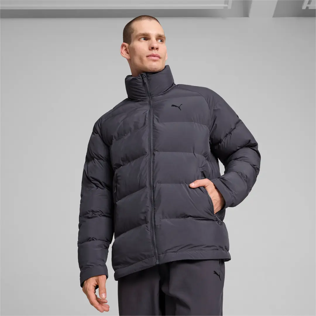 Puma ქურთუკი MONO Jacket Galactic Gray