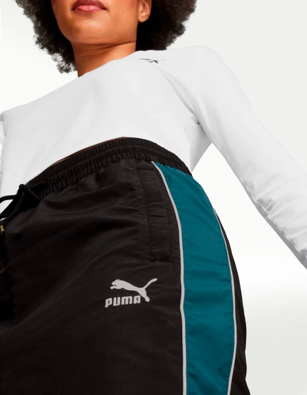 Puma ქალის შარვალი T7 PLAY.PARIS. Track Pants WV PUMA Black