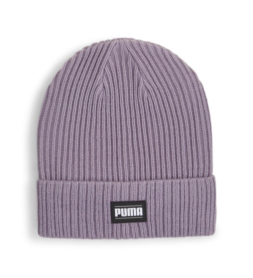 Puma ქუდი Ribbed Classic Cuff Beanie Pale Plum