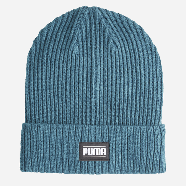 Puma ქუდი Ribbed Classic Cuff Beanie Cold Green