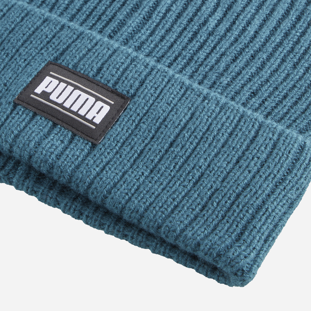Puma ქუდი Ribbed Classic Cuff Beanie Cold Green