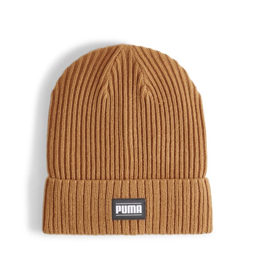 Puma ქუდი Ribbed Classic Cuff Beanie Caramel Latte