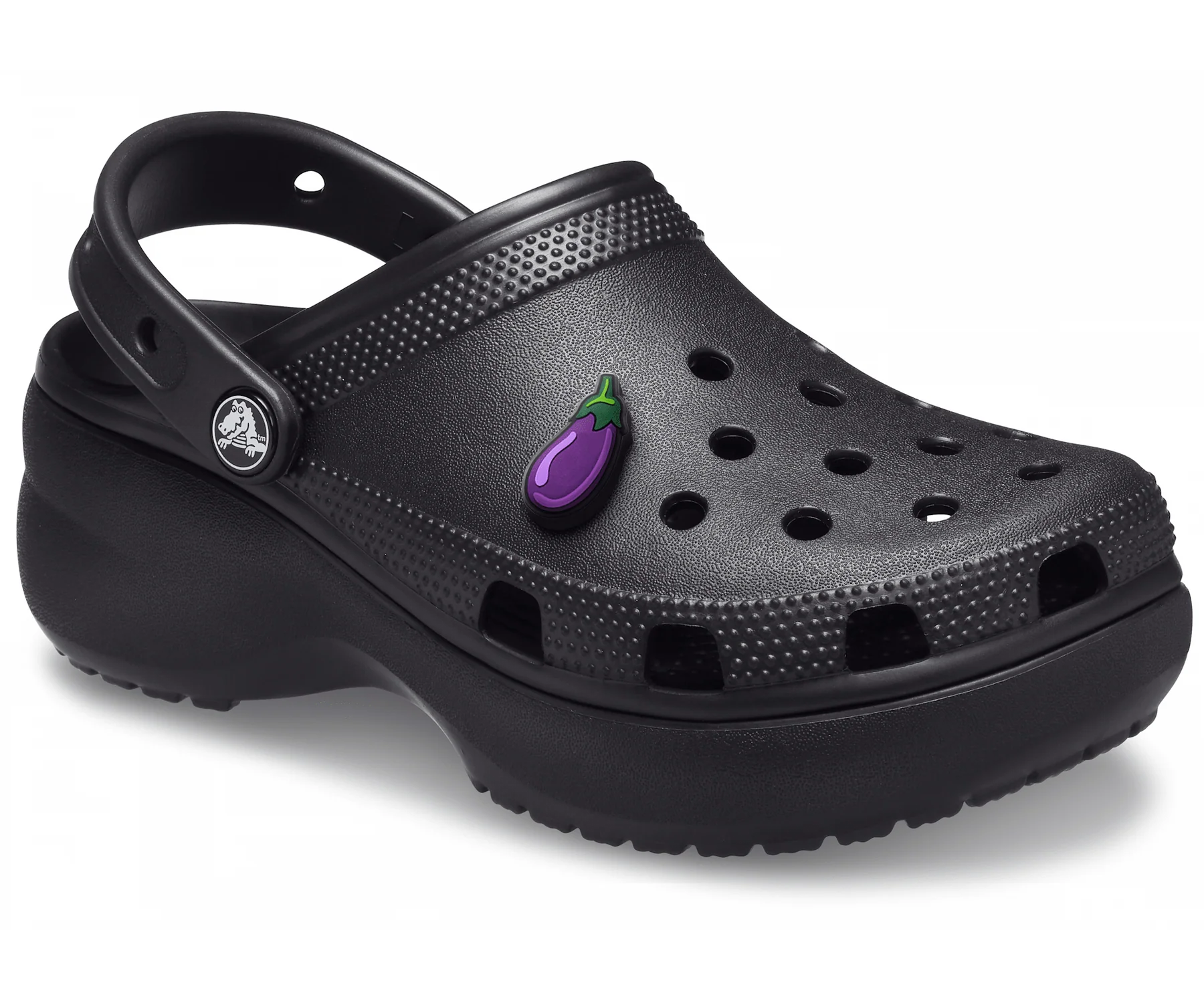 Crocs კლოგი Classic Platform Clog W Blk