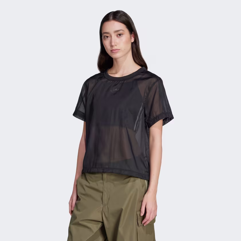 Adidas ქალის მაისური SHEER 3S TEE