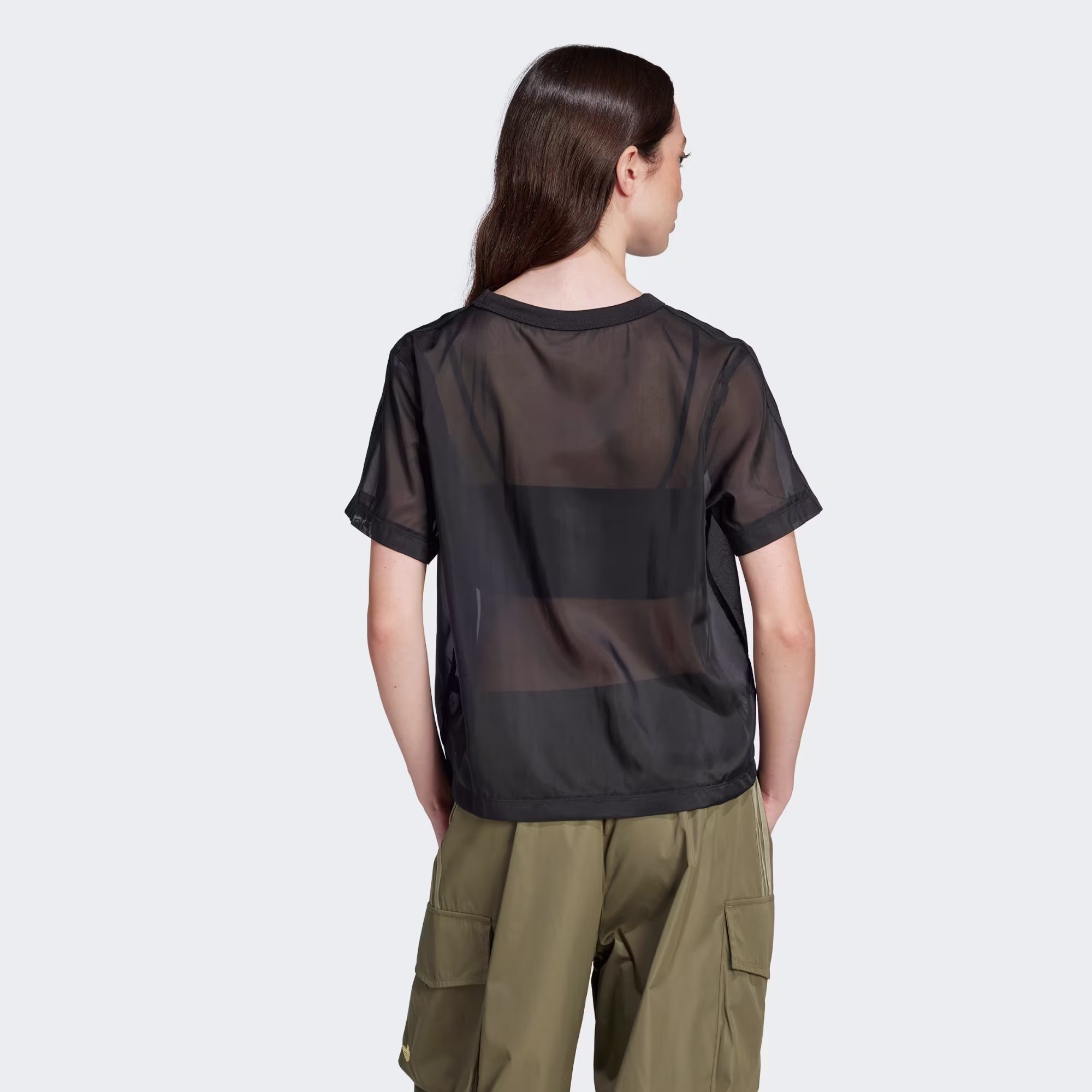 Adidas ქალის მაისური SHEER 3S TEE