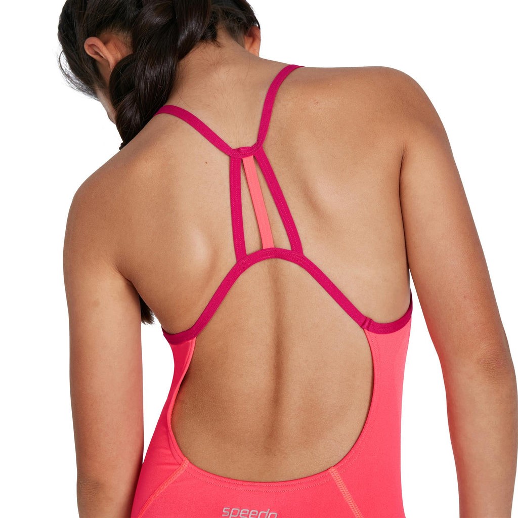 ბავშვის საცურაო კოსტუმი Girl's Lane Line Back Swimsuit