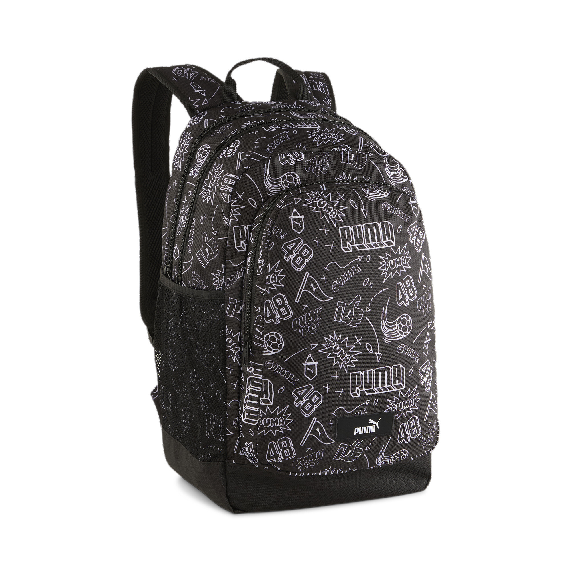 Puma ჩანთა PUMA Academy Backpack PUMA Black-B&W Gra