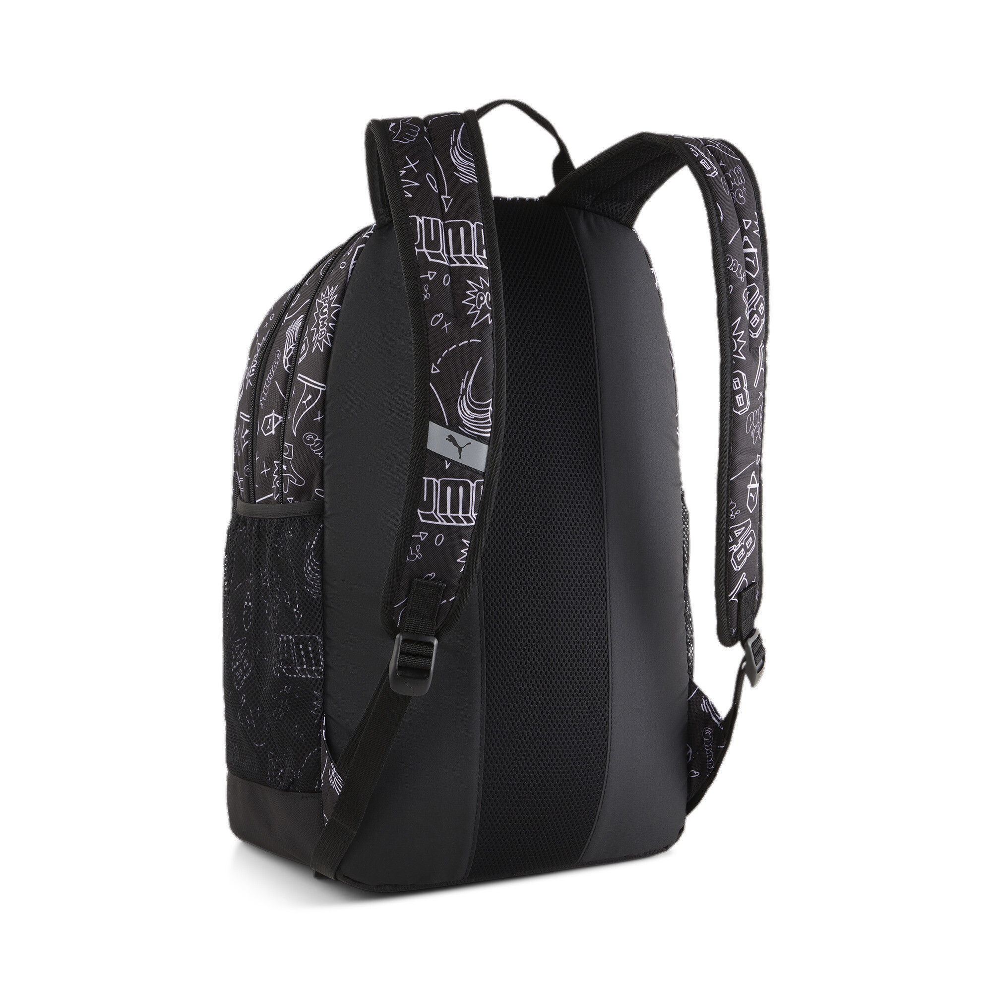 Puma ჩანთა PUMA Academy Backpack PUMA Black-B&W Gra