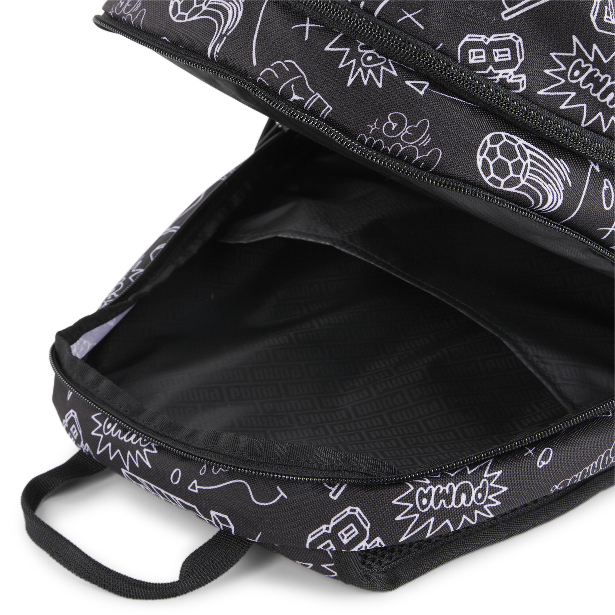 Puma ჩანთა PUMA Academy Backpack PUMA Black-B&W Gra