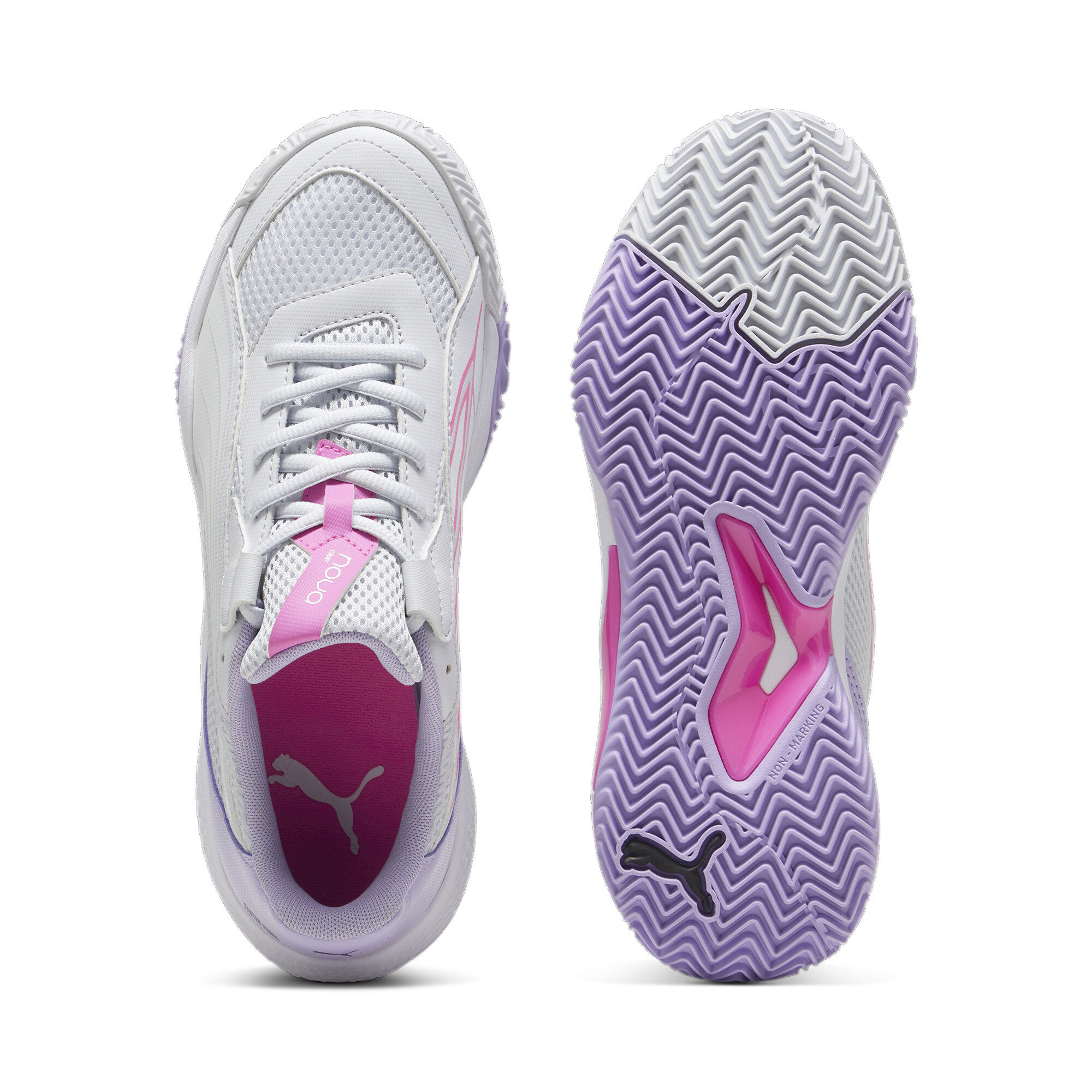 Puma ქალის ბოტასი NOVA Court Wn s Silver Mist-PUMA White-V