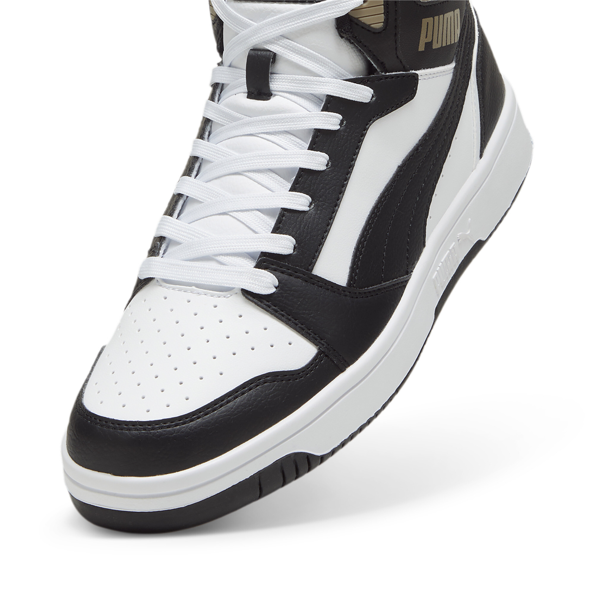 Puma ბოტასი Rebound v6 PUMA White-PUMA Black-Oak Bra