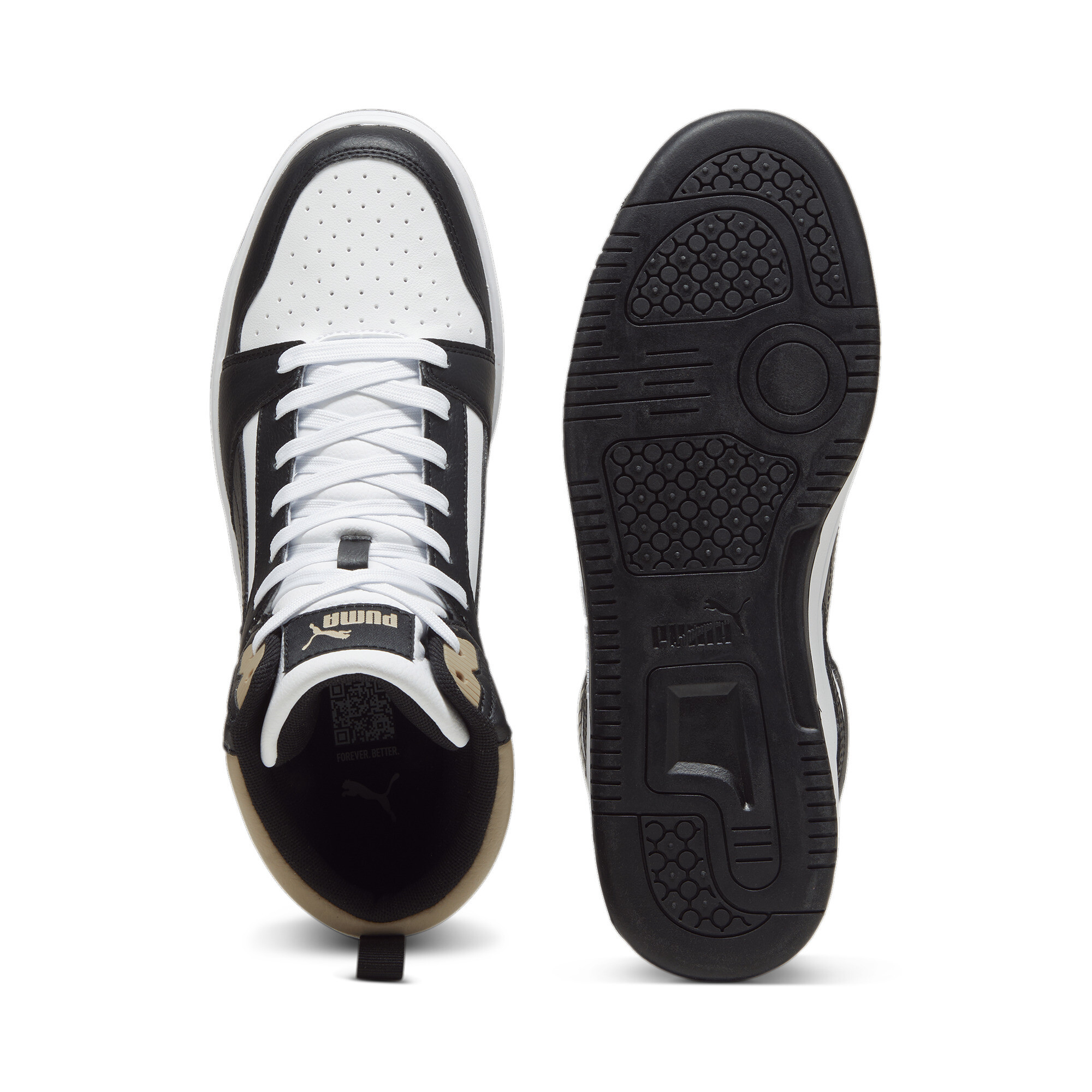 Puma ბოტასი Rebound v6 PUMA White-PUMA Black-Oak Bra