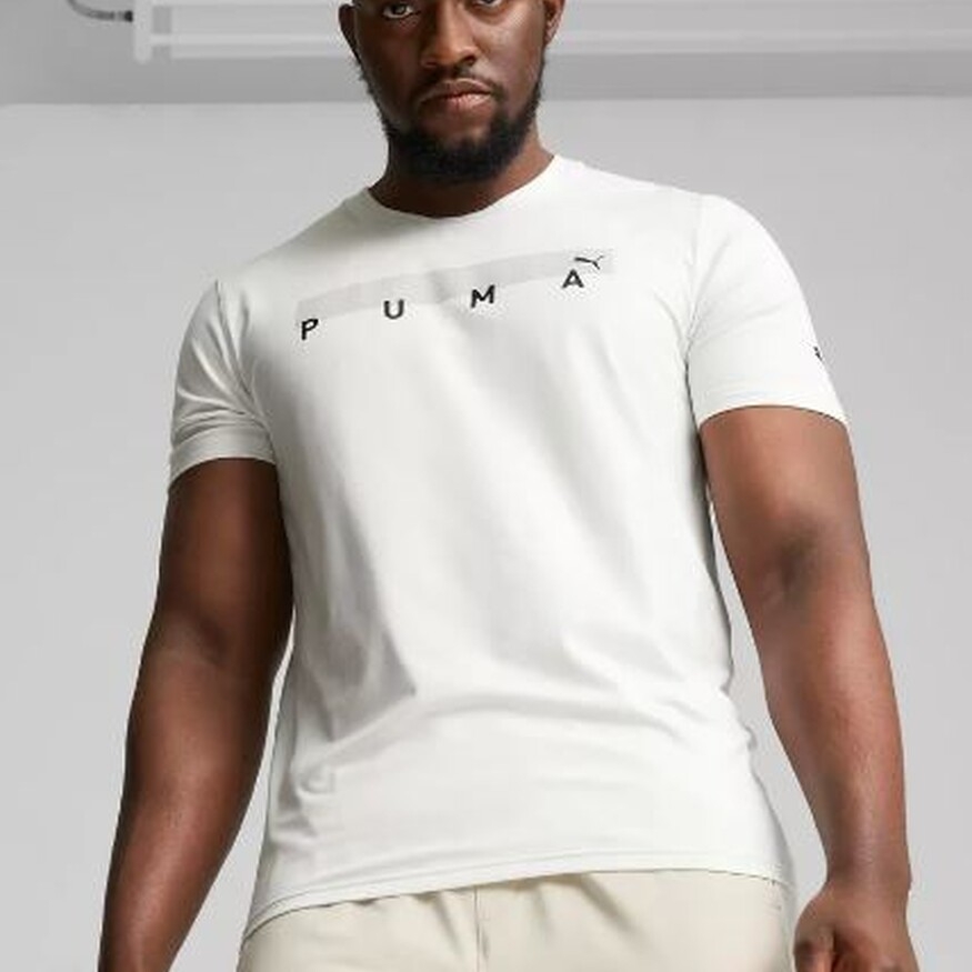 Puma მაისური ENERGY CLOUDSPUN GRAPHIC TEE Vapor Gray