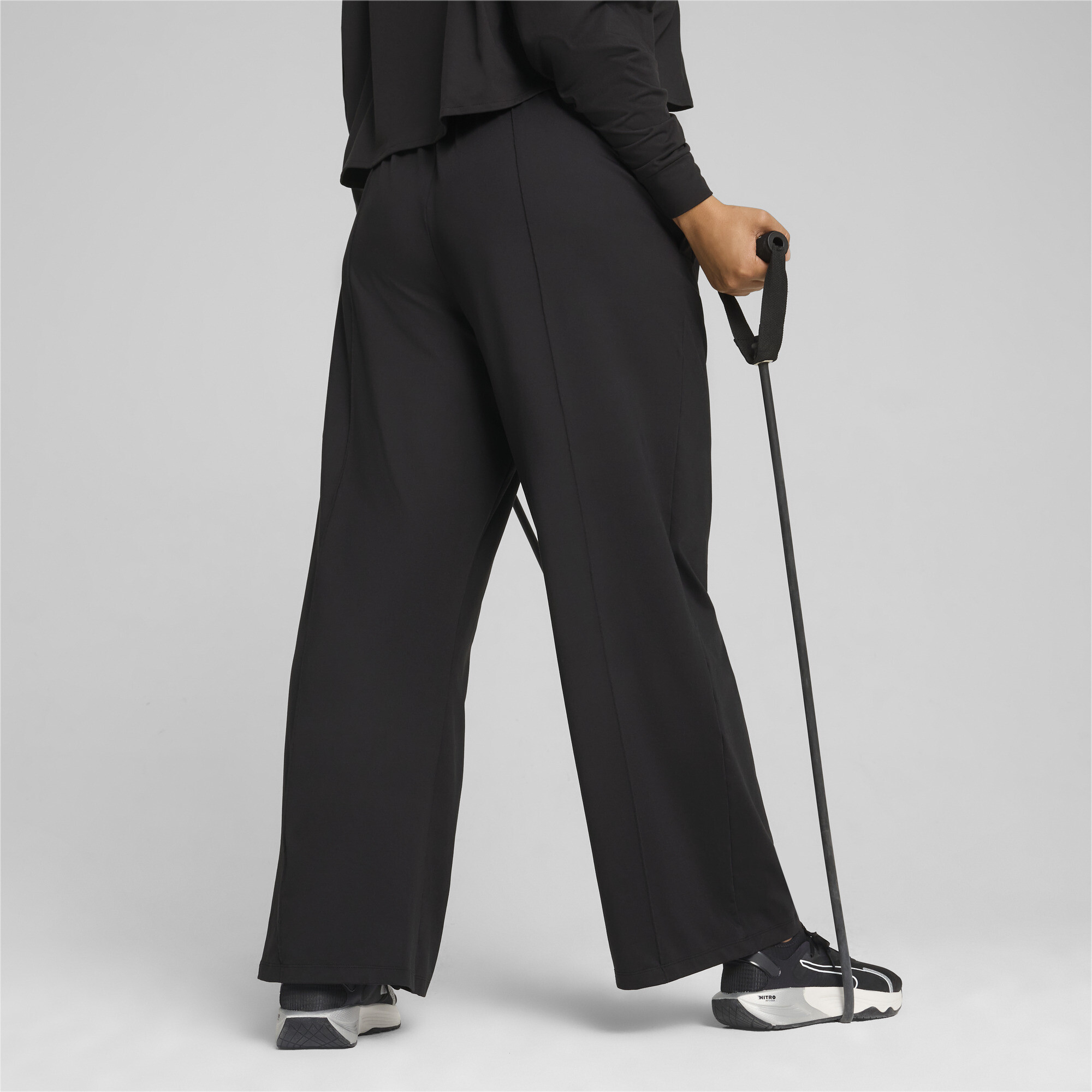 Puma ქალის შარვალი CLOUDSPUN HW WIDE LEG PANT PUMA Black