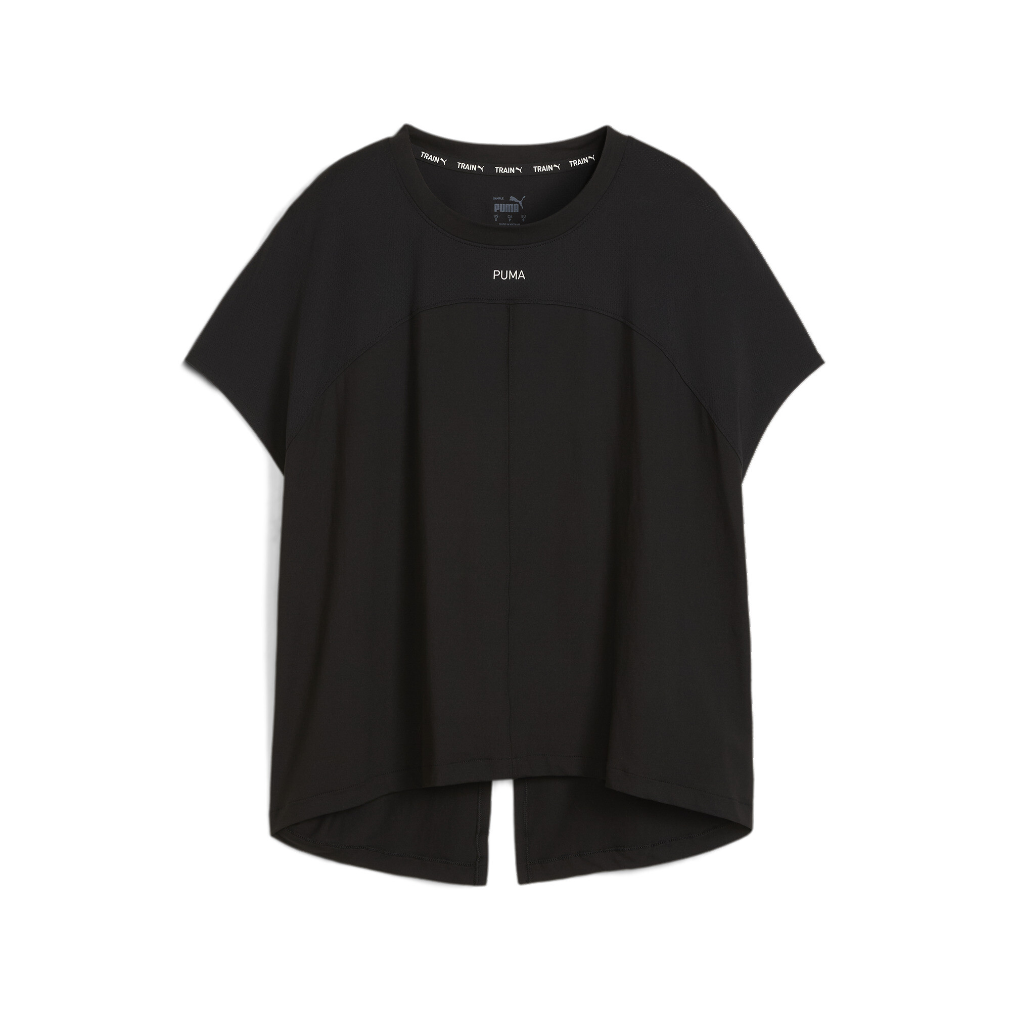 Puma ქალის მაისური CLOUDSPUN MIX TEE - REG PUMA Black