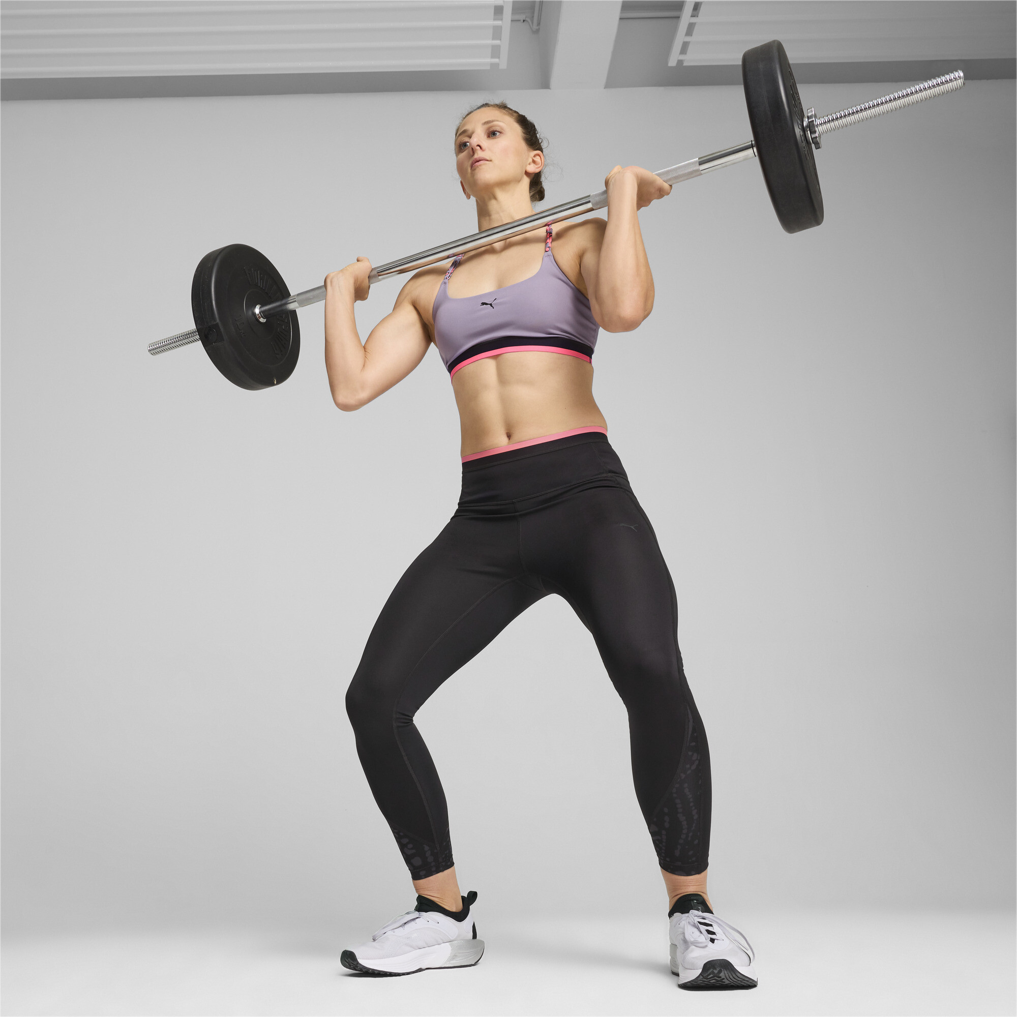 Puma ქალის მაისური MOVE HYPERNATURAL BRA Pale Plum