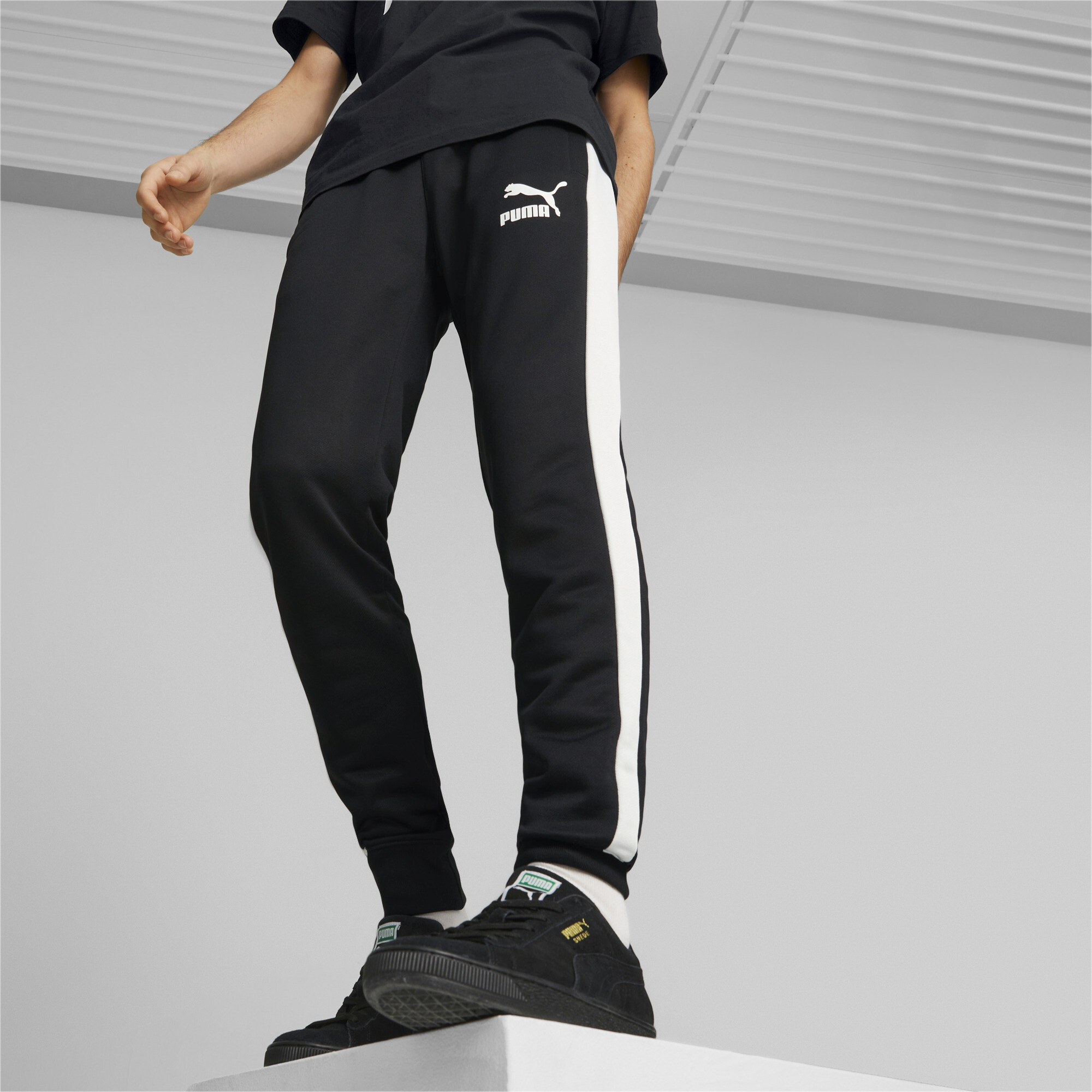 Puma შარვალი Iconic T7 Track Pants PT Puma Black