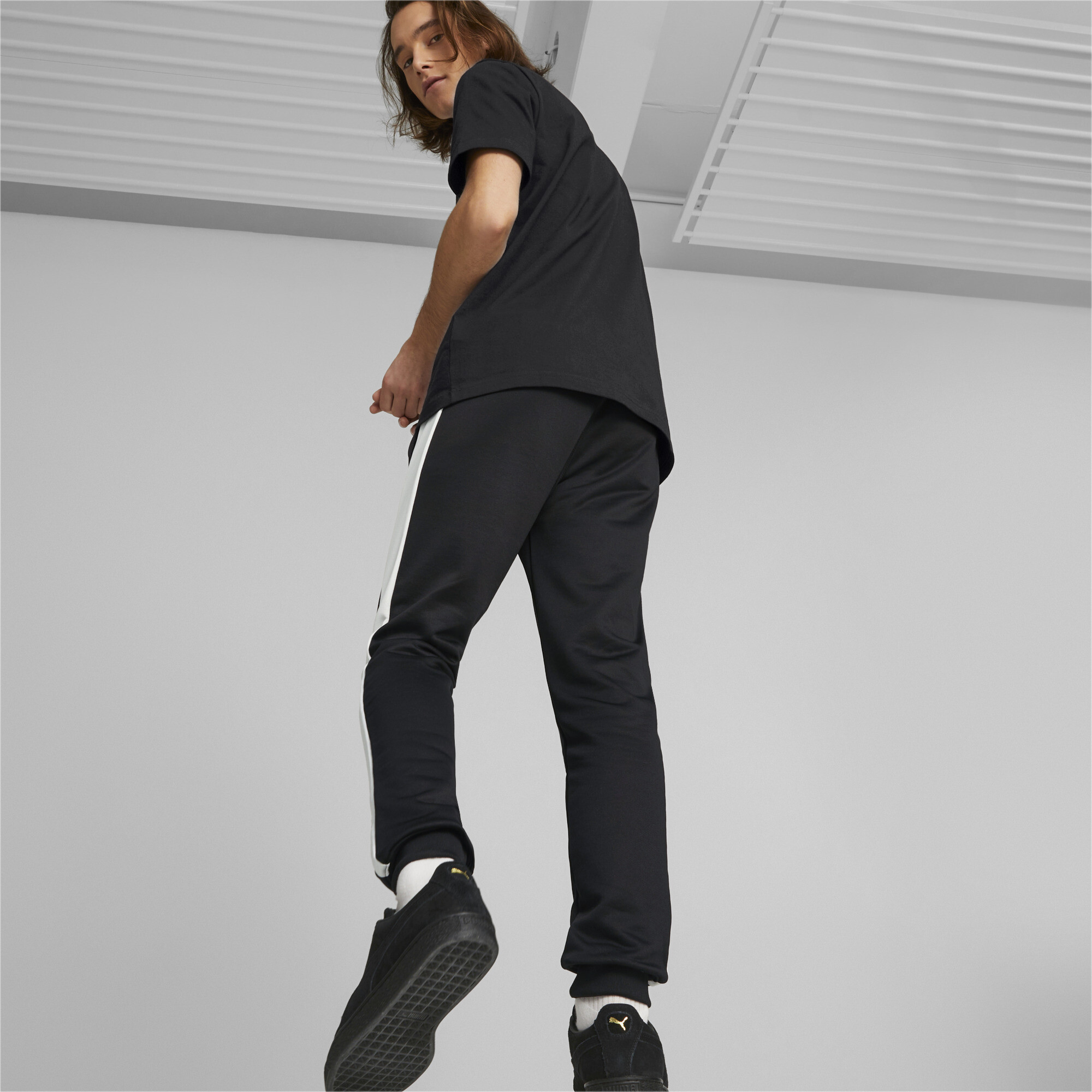 Puma შარვალი Iconic T7 Track Pants PT Puma Black