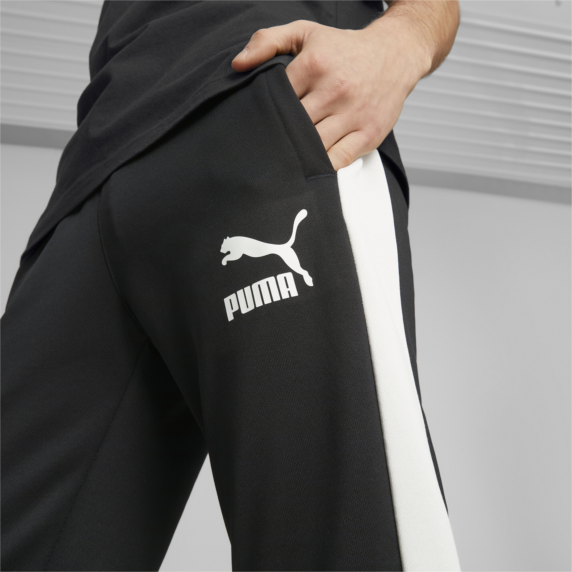 Puma შარვალი Iconic T7 Track Pants PT Puma Black