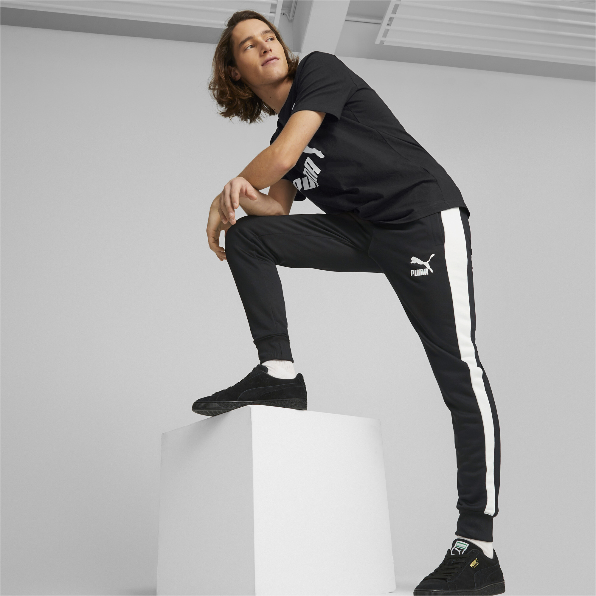 Puma შარვალი Iconic T7 Track Pants PT Puma Black