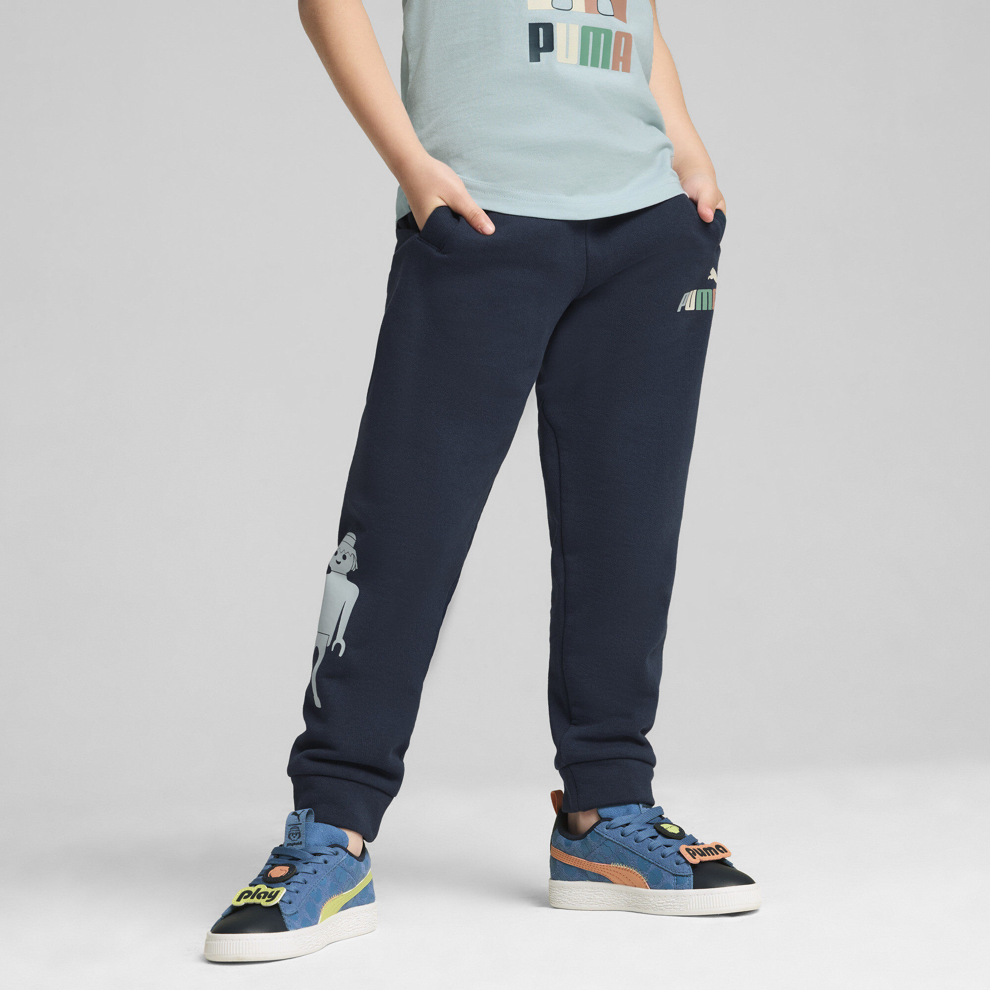 Puma ბავშვის შარვალი PUMA X PLAYMOBIL Sweatpants TR Club Navy
