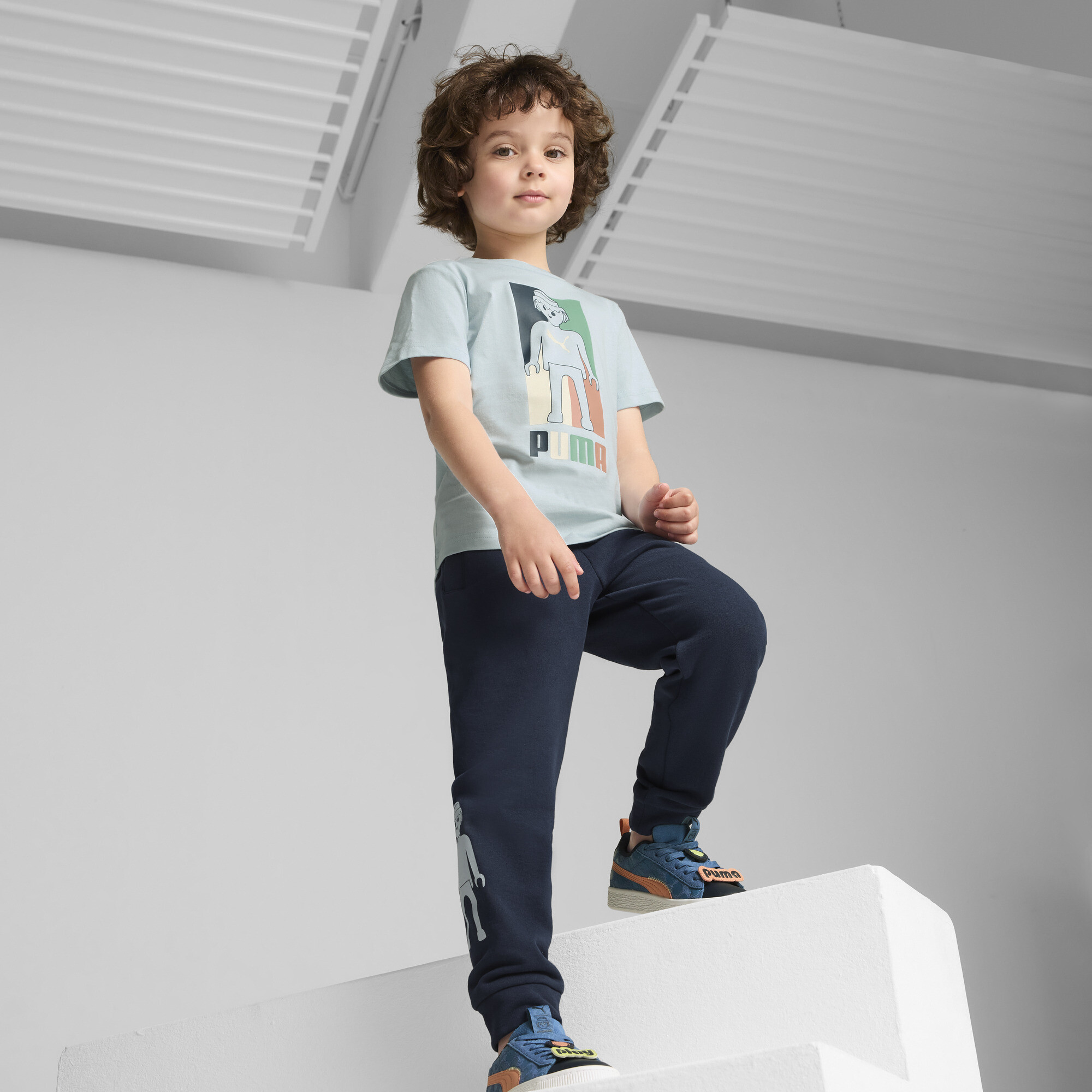 Puma ბავშვის შარვალი PUMA X PLAYMOBIL Sweatpants TR Club Navy