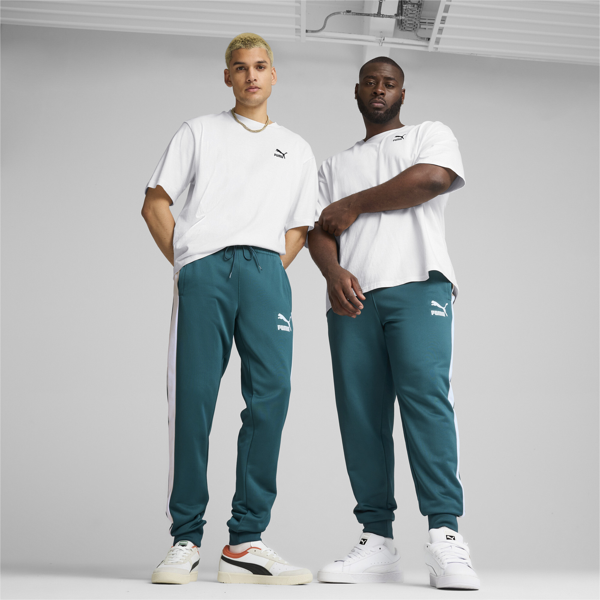 Puma შარვალი T7 ICONIC Track Pants (s) PT Cold Green