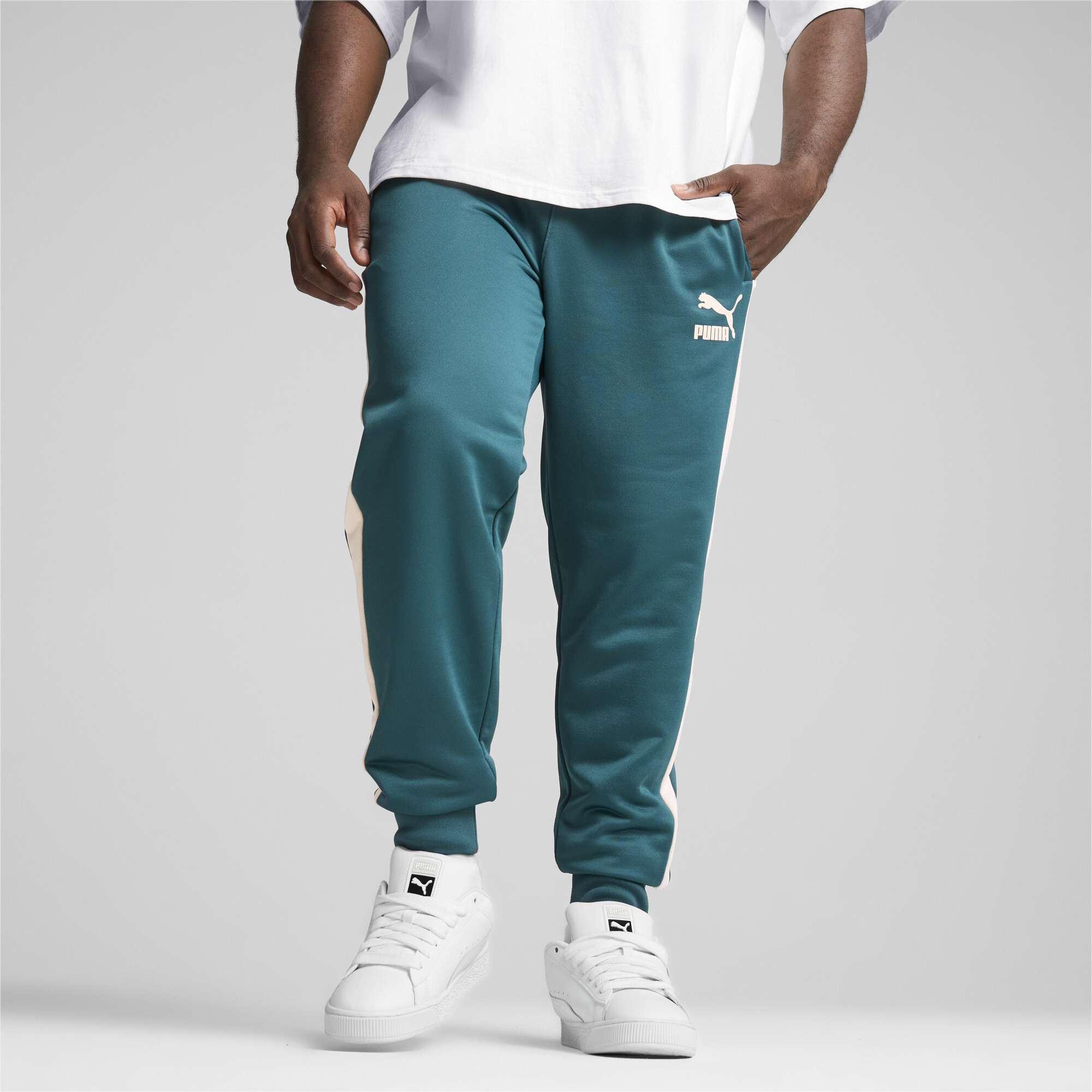 Puma შარვალი T7 ICONIC Track Pants (s) PT Cold Green