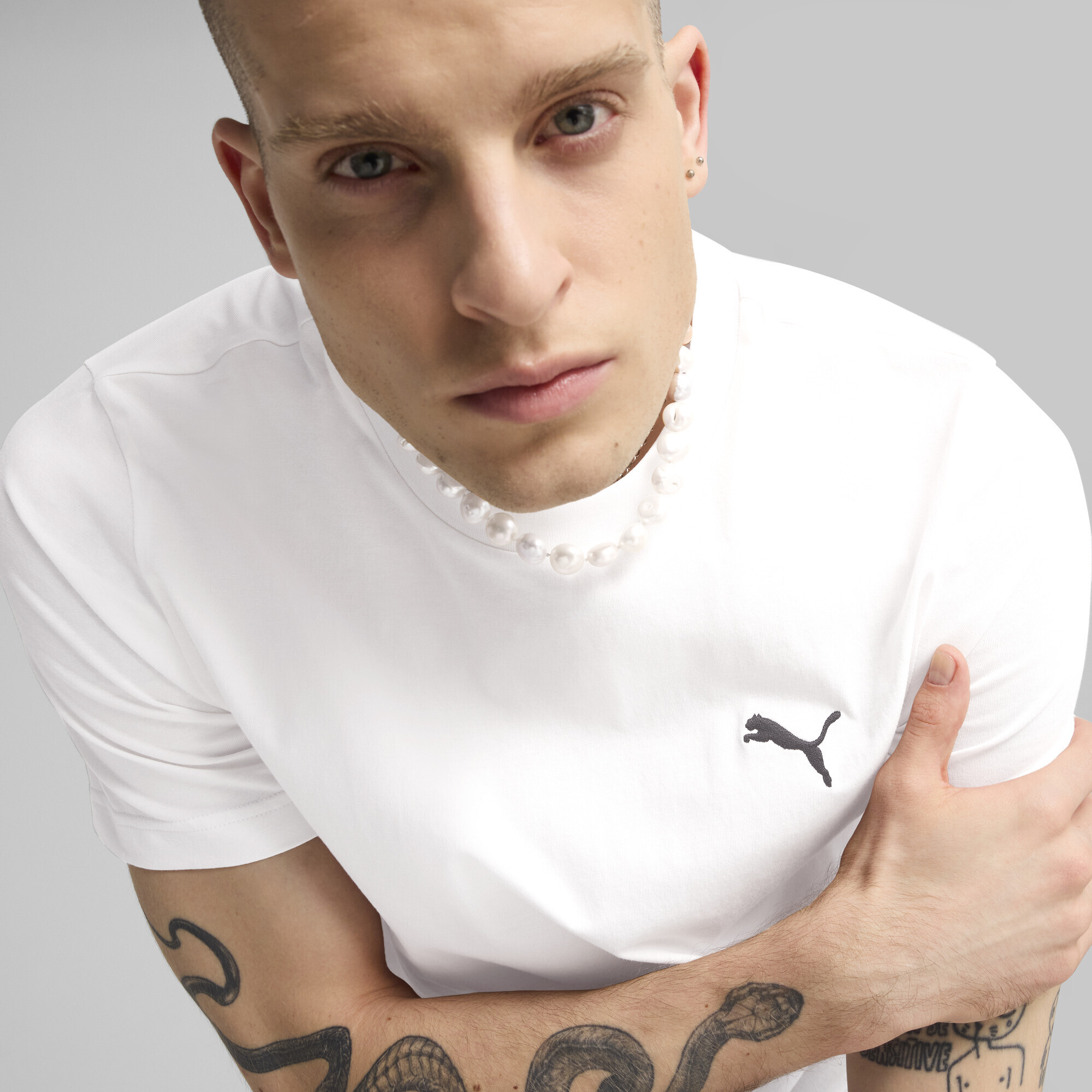 Puma მაისური ESS Small Puma Logo Tee