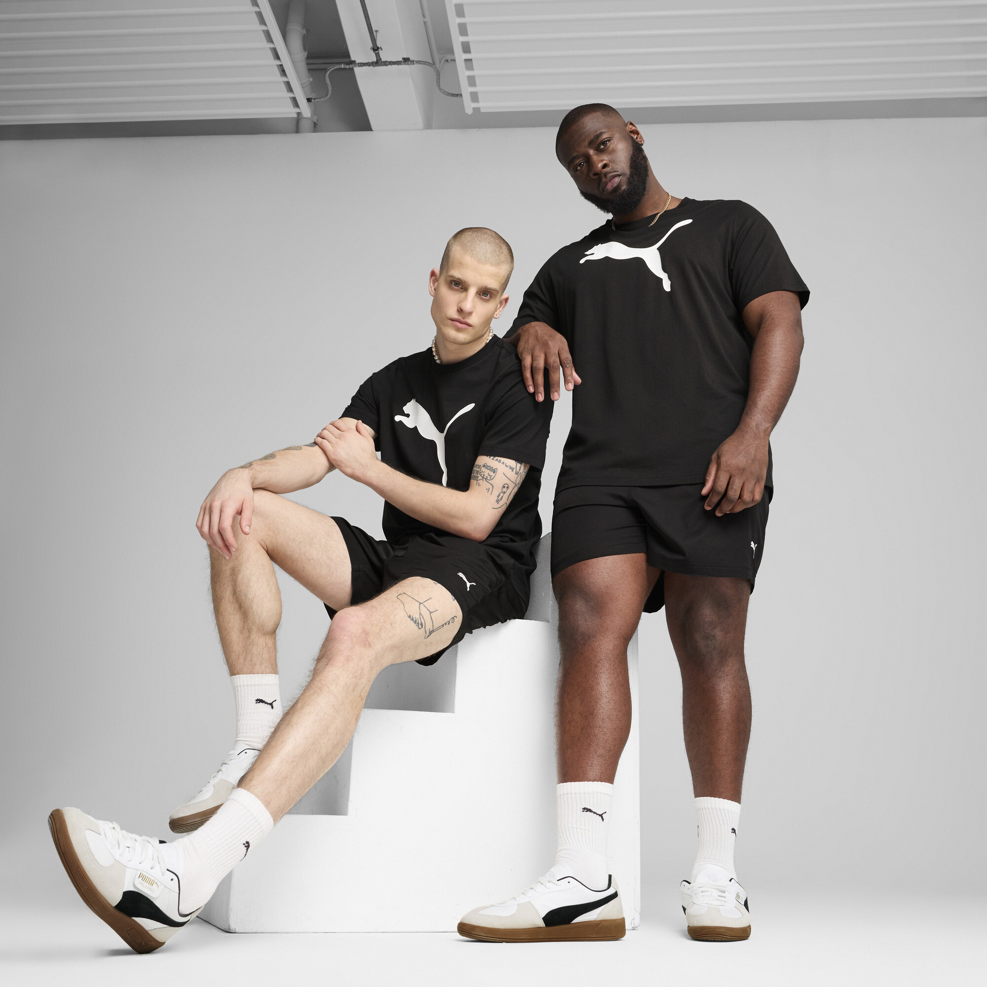Puma შორტი ESS Puma Logo Woven Shorts 5"
