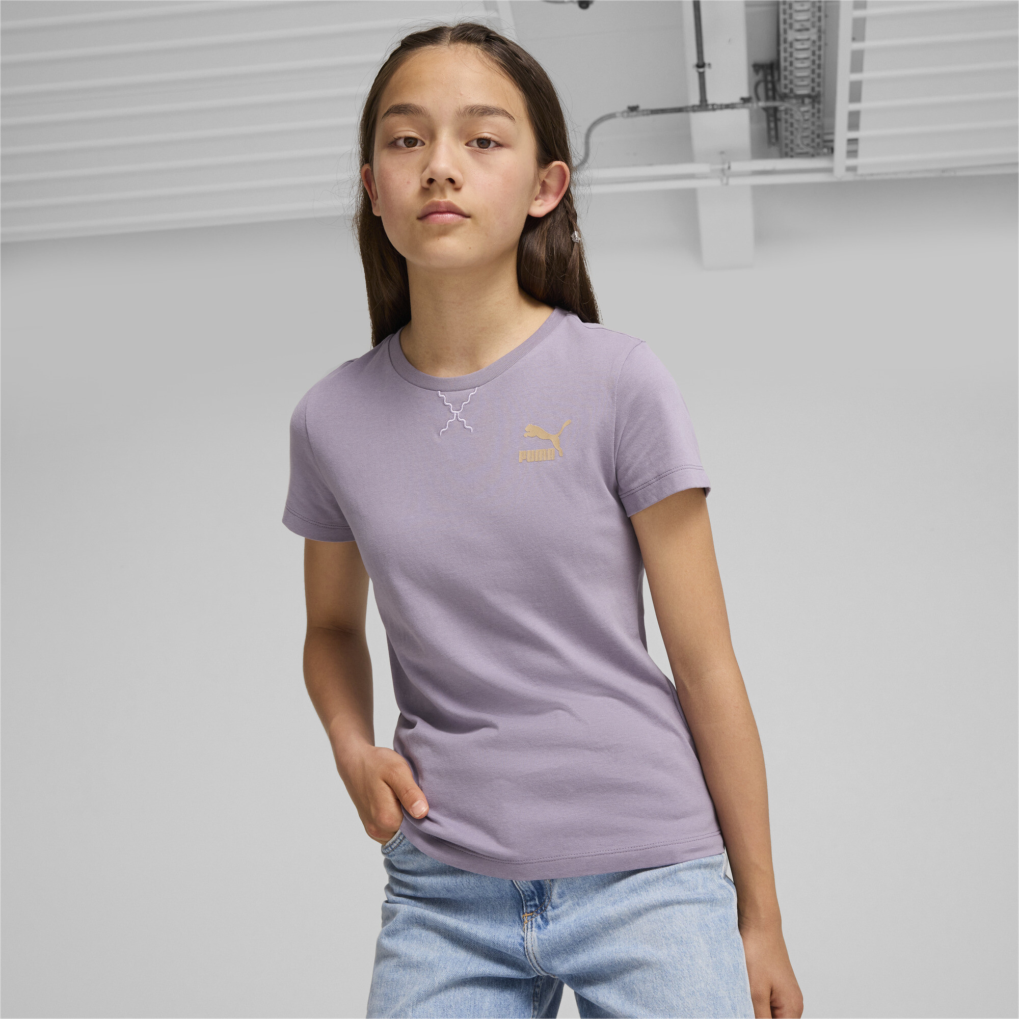 Puma ბავშვის მაისური OFF SIDE Tee G Pale Plum