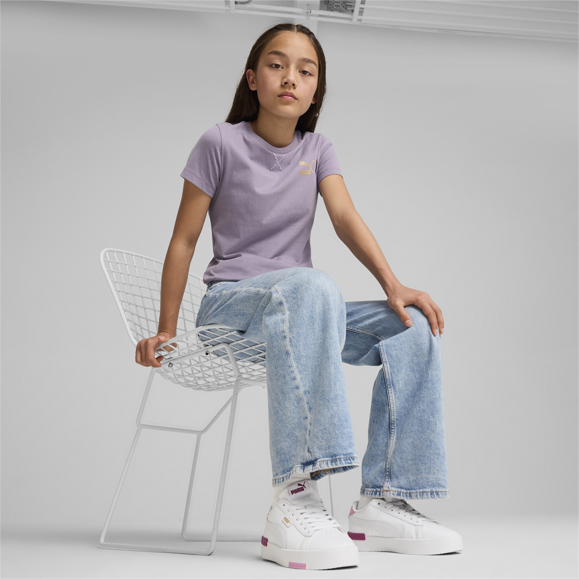 Puma ბავშვის მაისური OFF SIDE Tee G Pale Plum