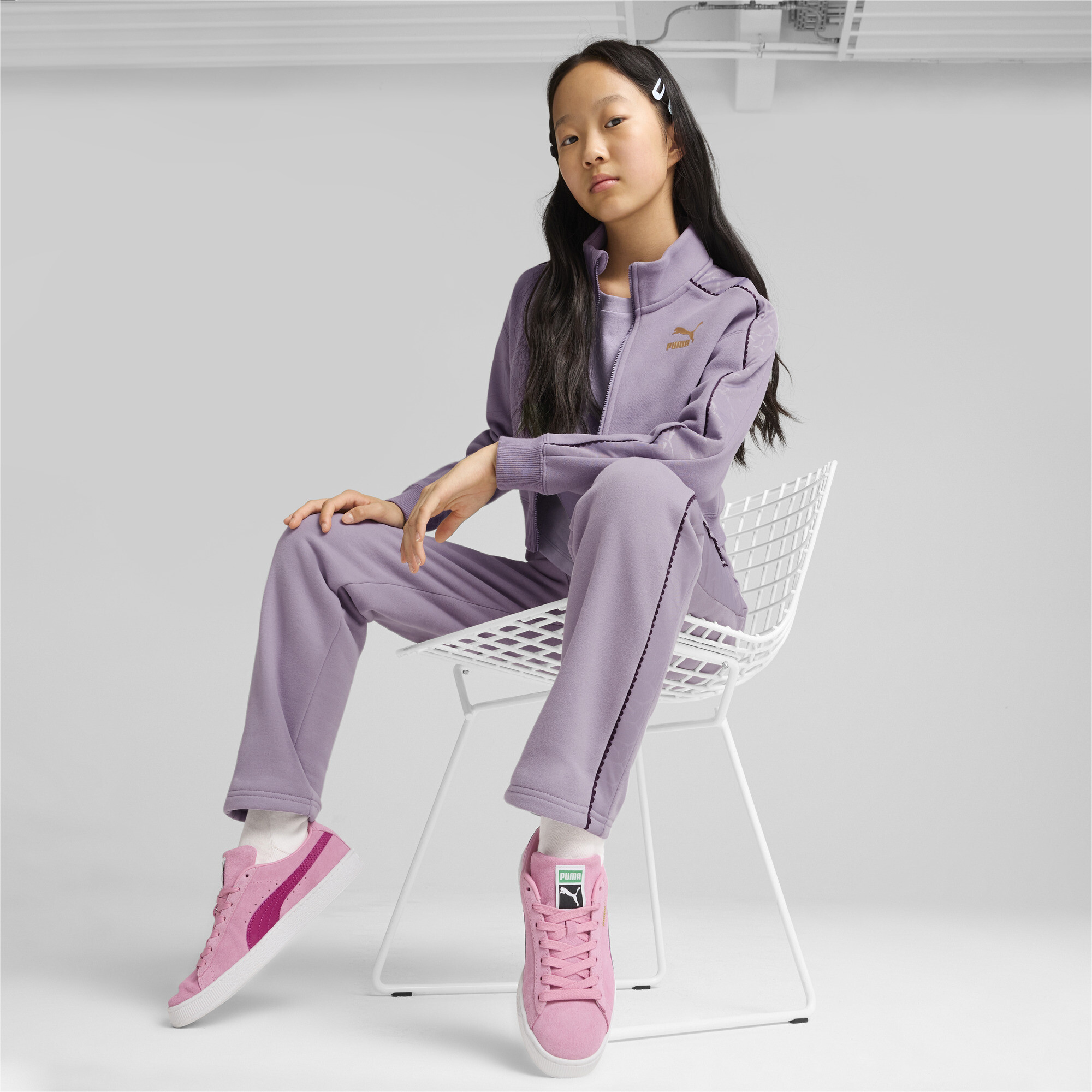 Puma ბავშვის ჯემპრი OFF SIDE Track Jacket FL G Pale Plum