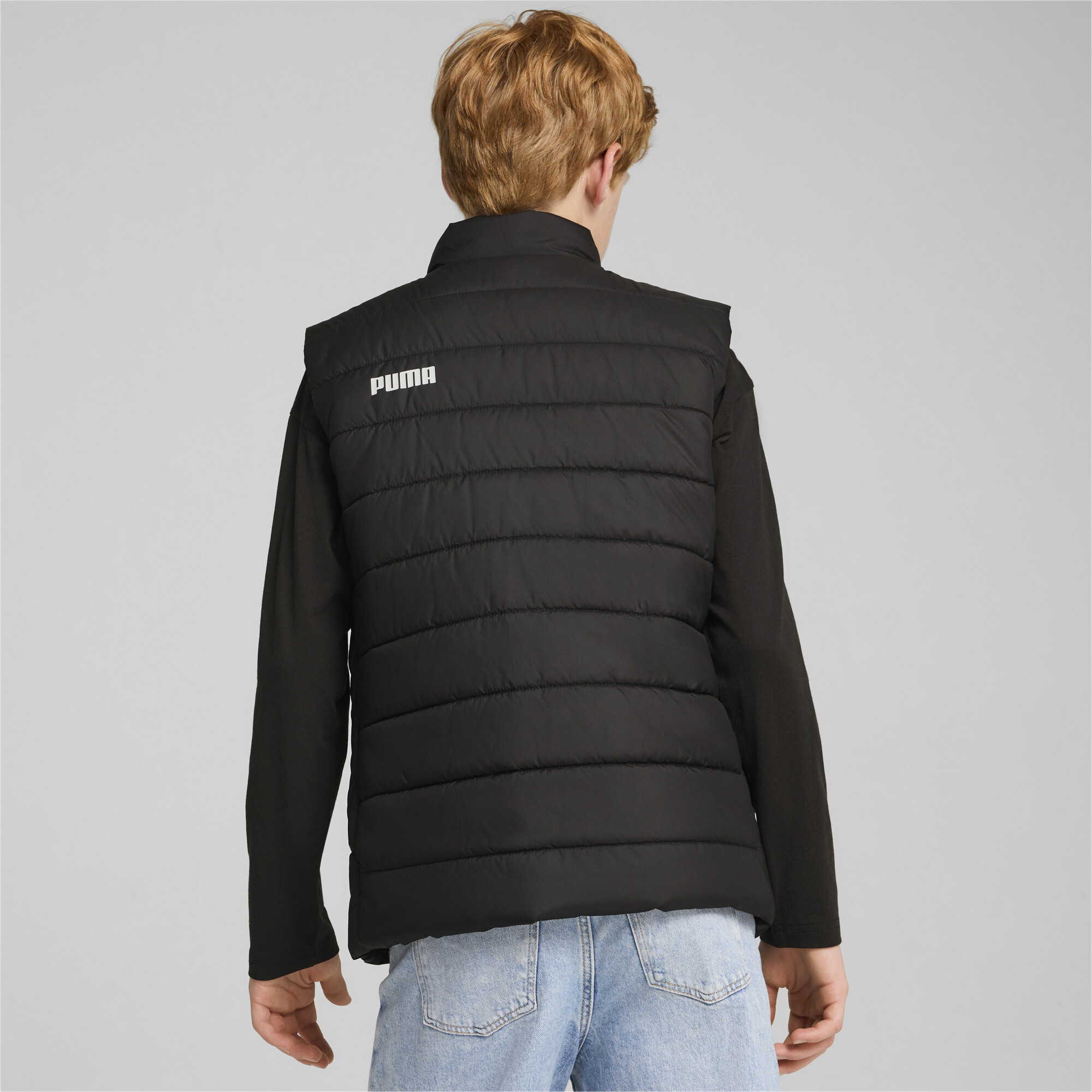 Puma ბავშვის ქურთუკი ESS Padded Vest PUMA Black