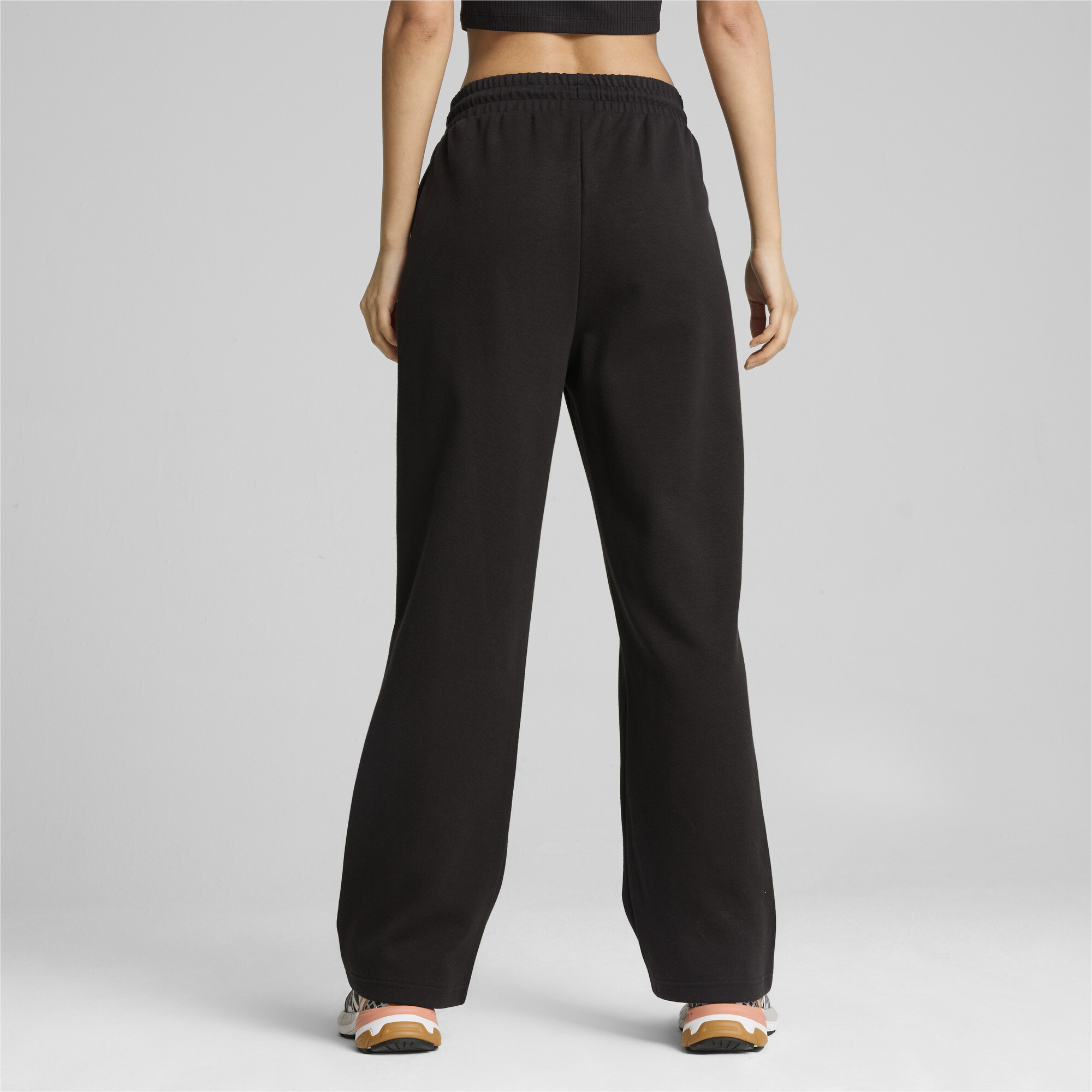 Puma ქალის შარვალი CLASSICS Pintuck Sweatpants DK PUMA Blac