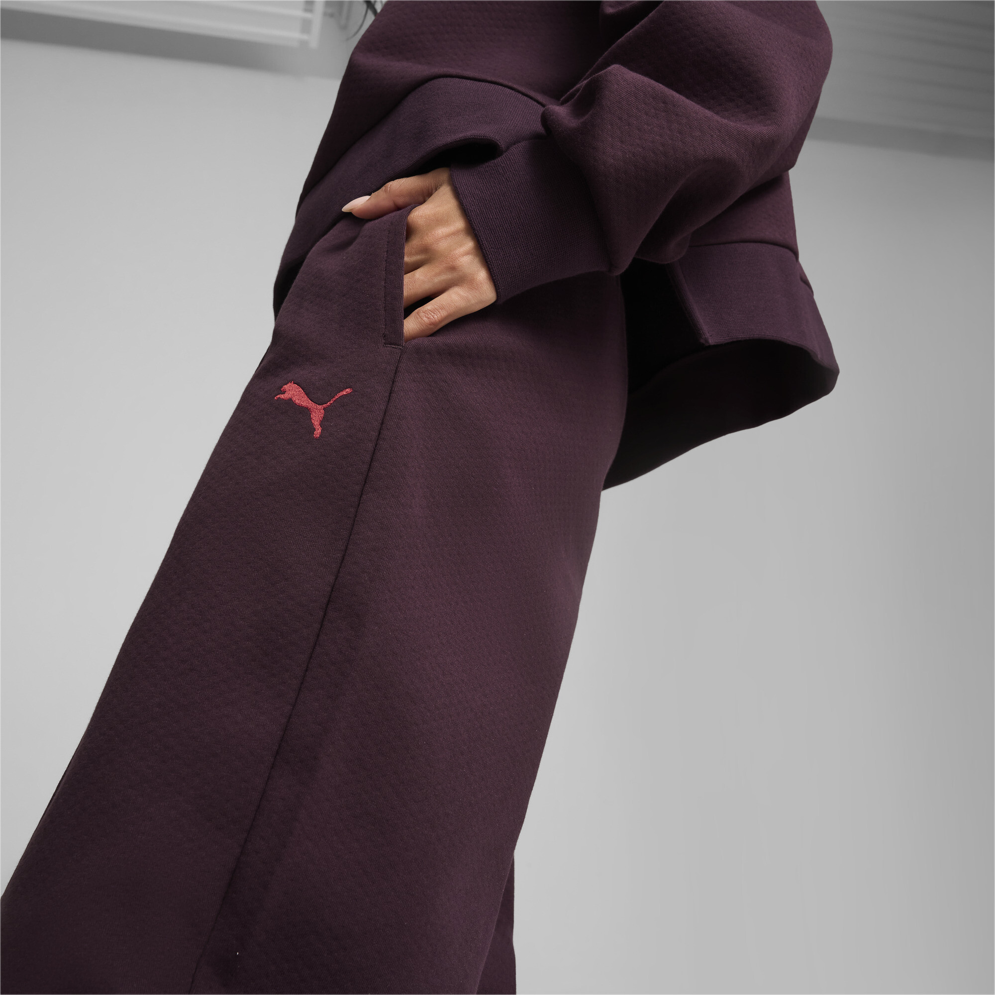 Puma ქალის შარვალი CLASSICS Pintuck Sweatpants DK Midnight