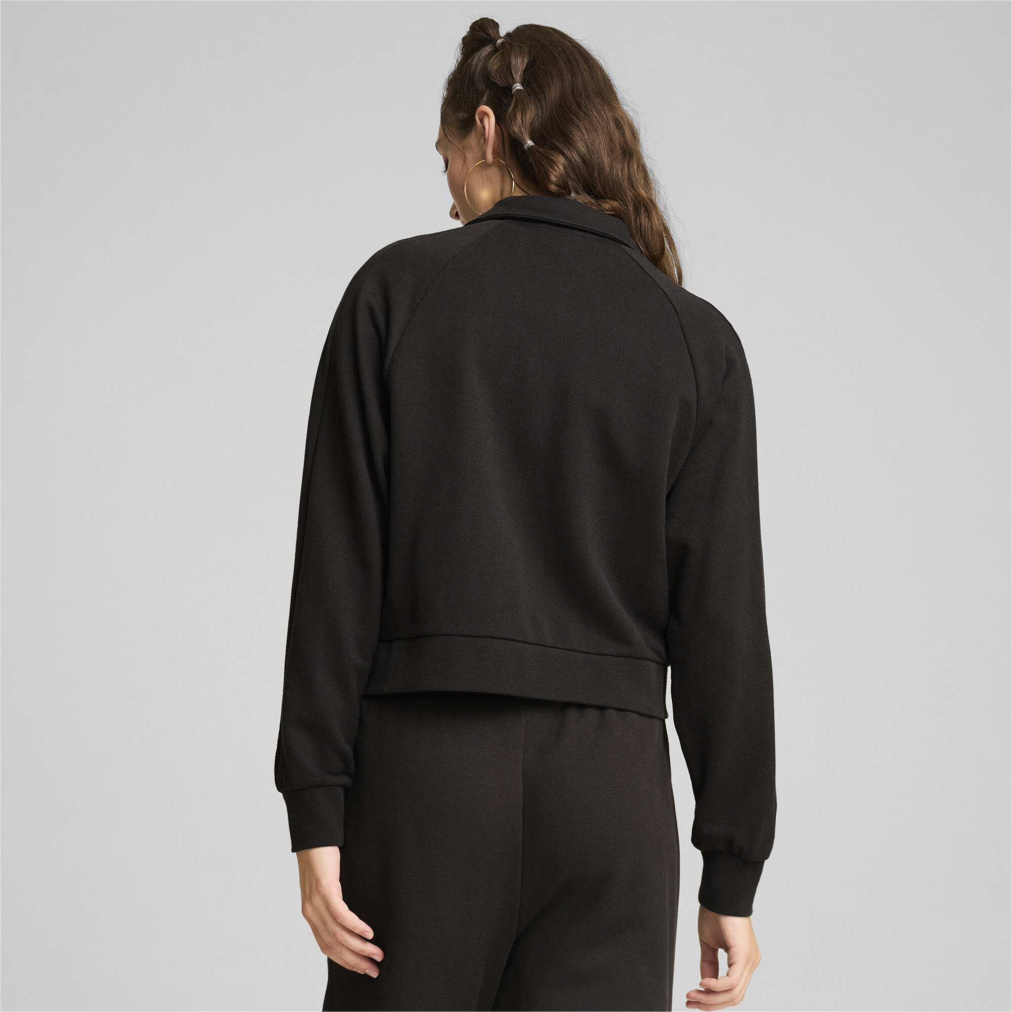 Puma ქალის ჯემპრი T7 Track Jacket PUMA Black-PUMA Black