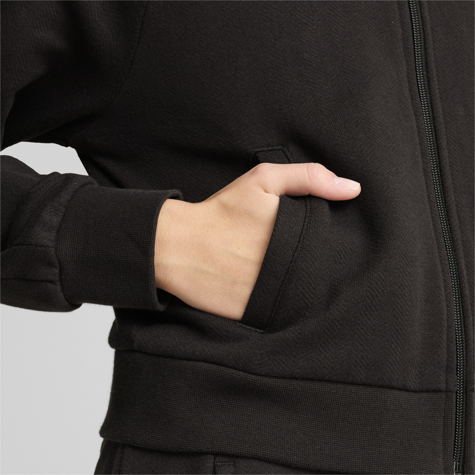 Puma ქალის ჯემპრი T7 Track Jacket PUMA Black-PUMA Black