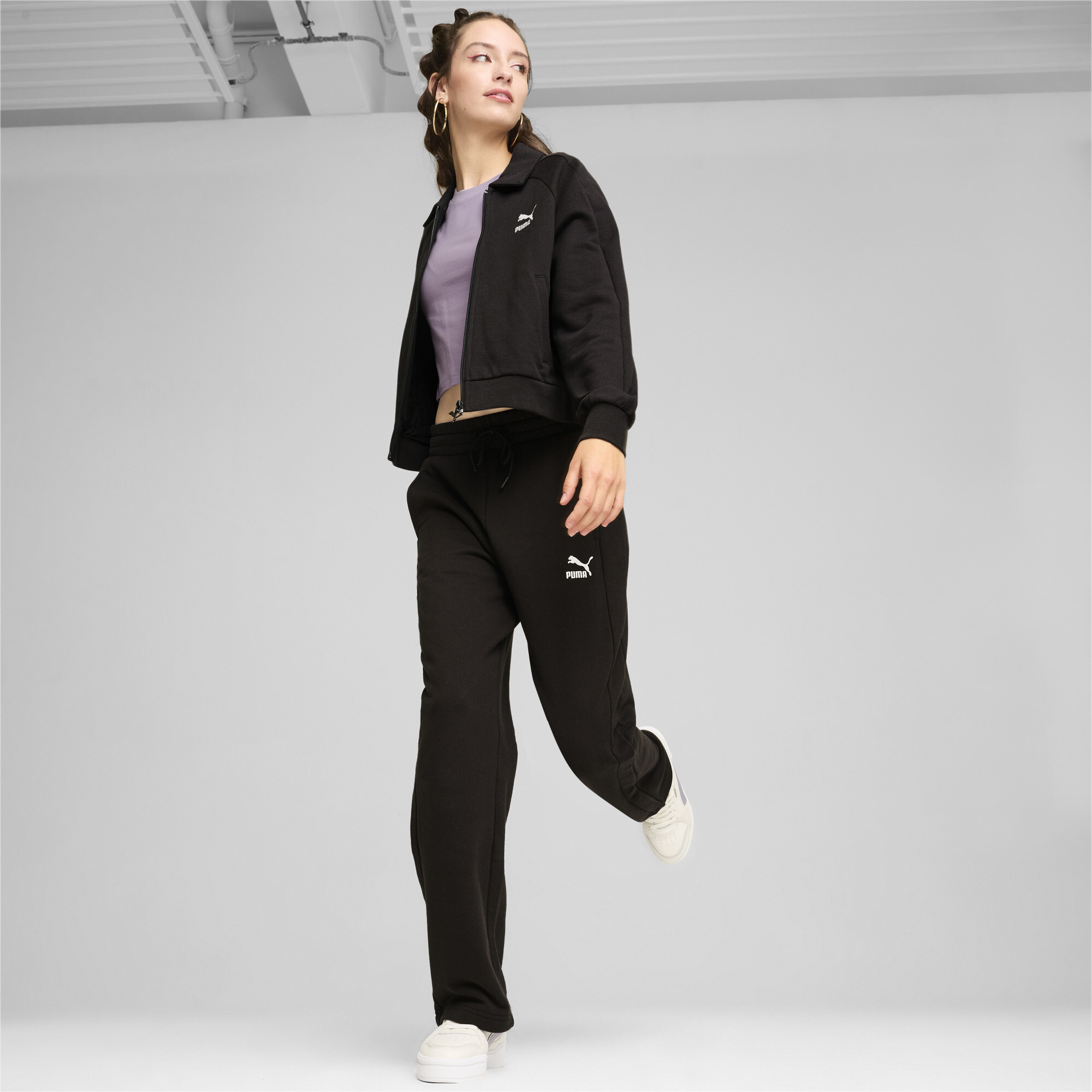 Puma ქალის ჯემპრი T7 Track Jacket PUMA Black-PUMA Black