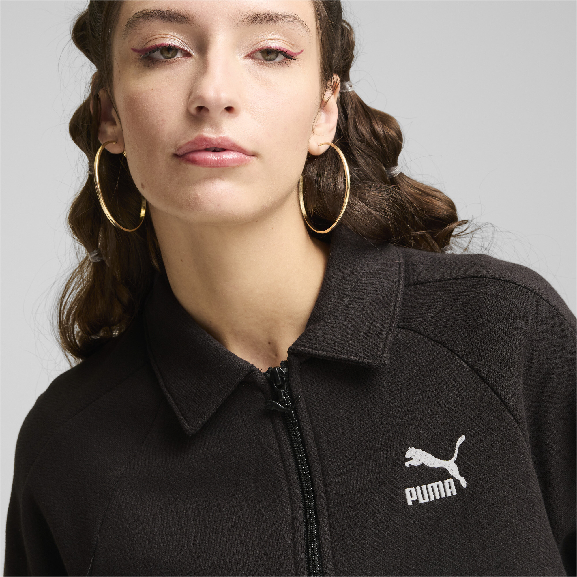 Puma ქალის ჯემპრი T7 Track Jacket PUMA Black-PUMA Black