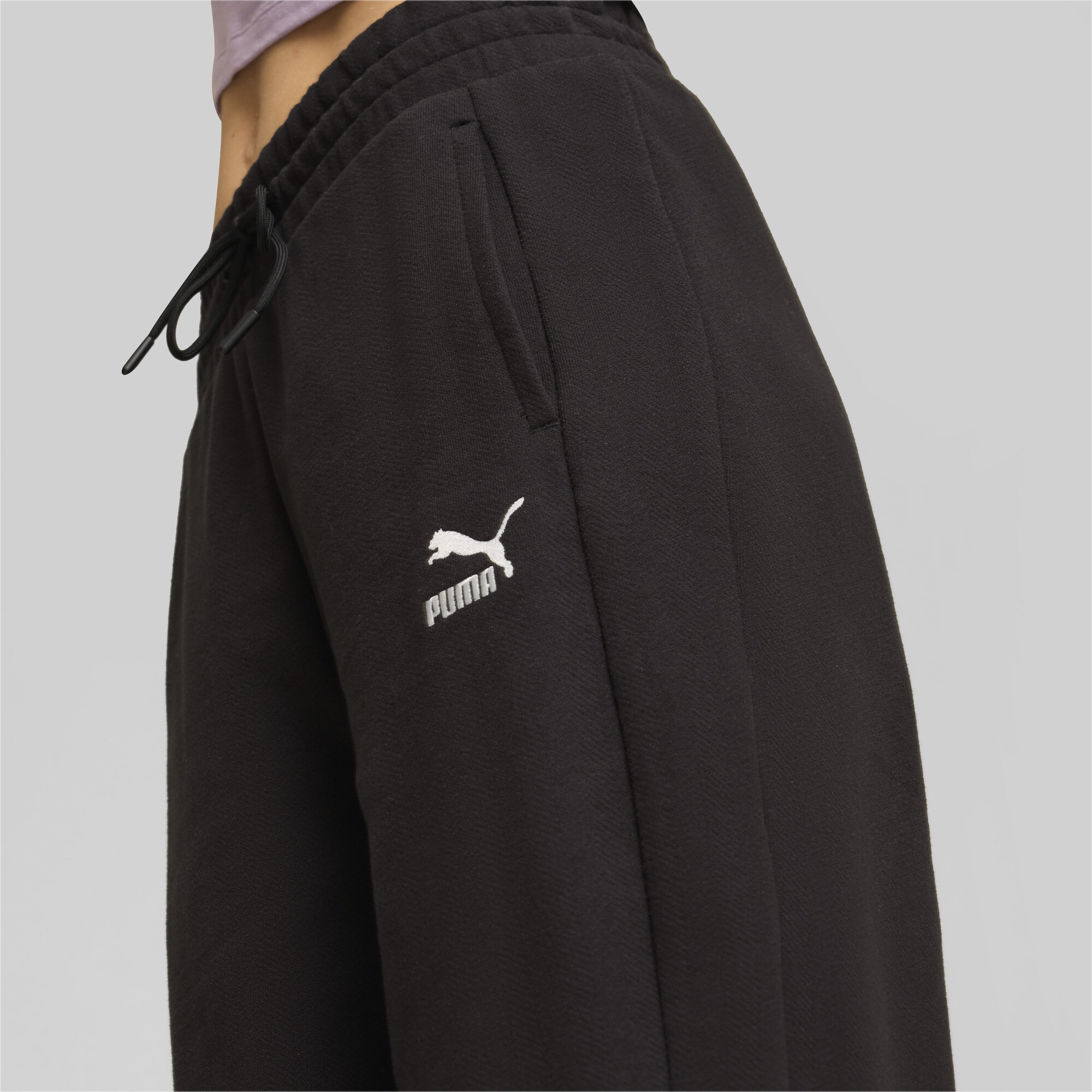 Puma ქალის შარვალი T7 High Waist Track Pants PUMA Black-PUM