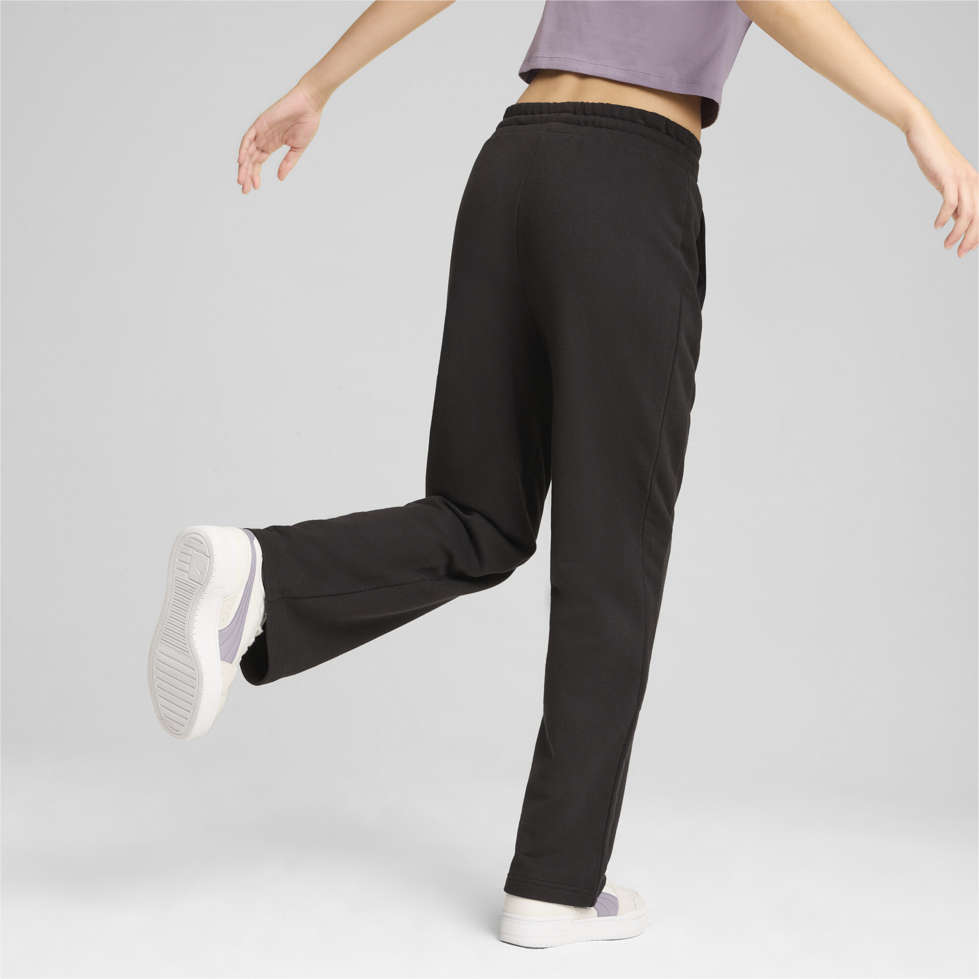 Puma ქალის შარვალი T7 High Waist Track Pants PUMA Black-PUM