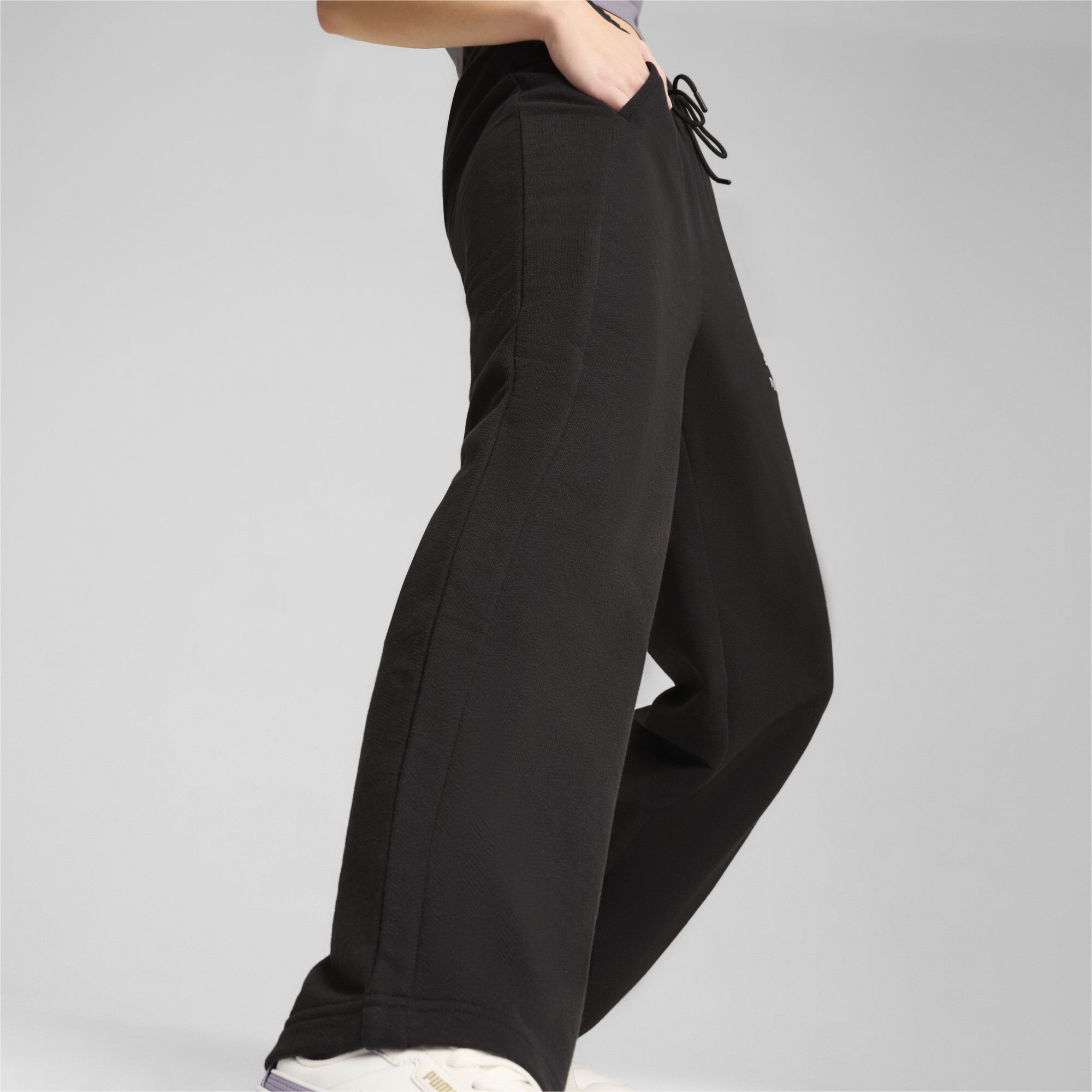 Puma ქალის შარვალი T7 High Waist Track Pants PUMA Black-PUM